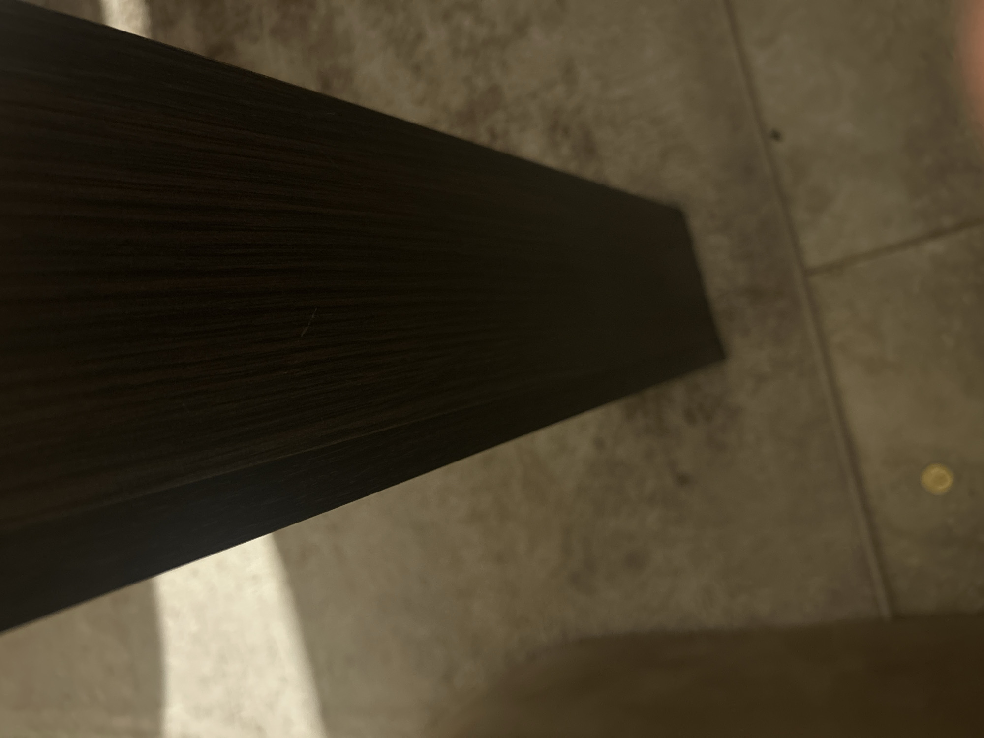 Floor-level documentation of dining room furniture captured over 24 minutes