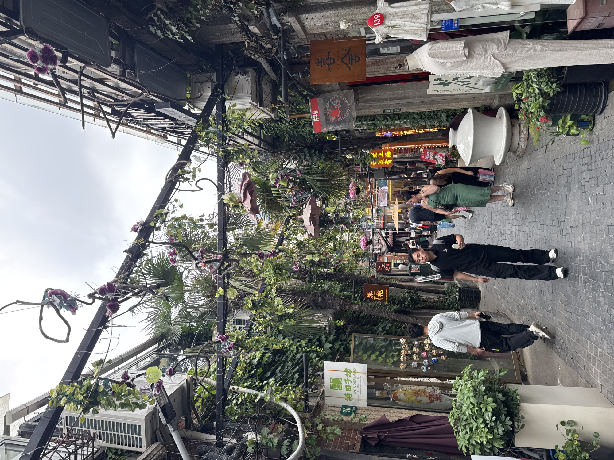 Morning scenes captured in Shanghai's historic Tianzifang tourist district