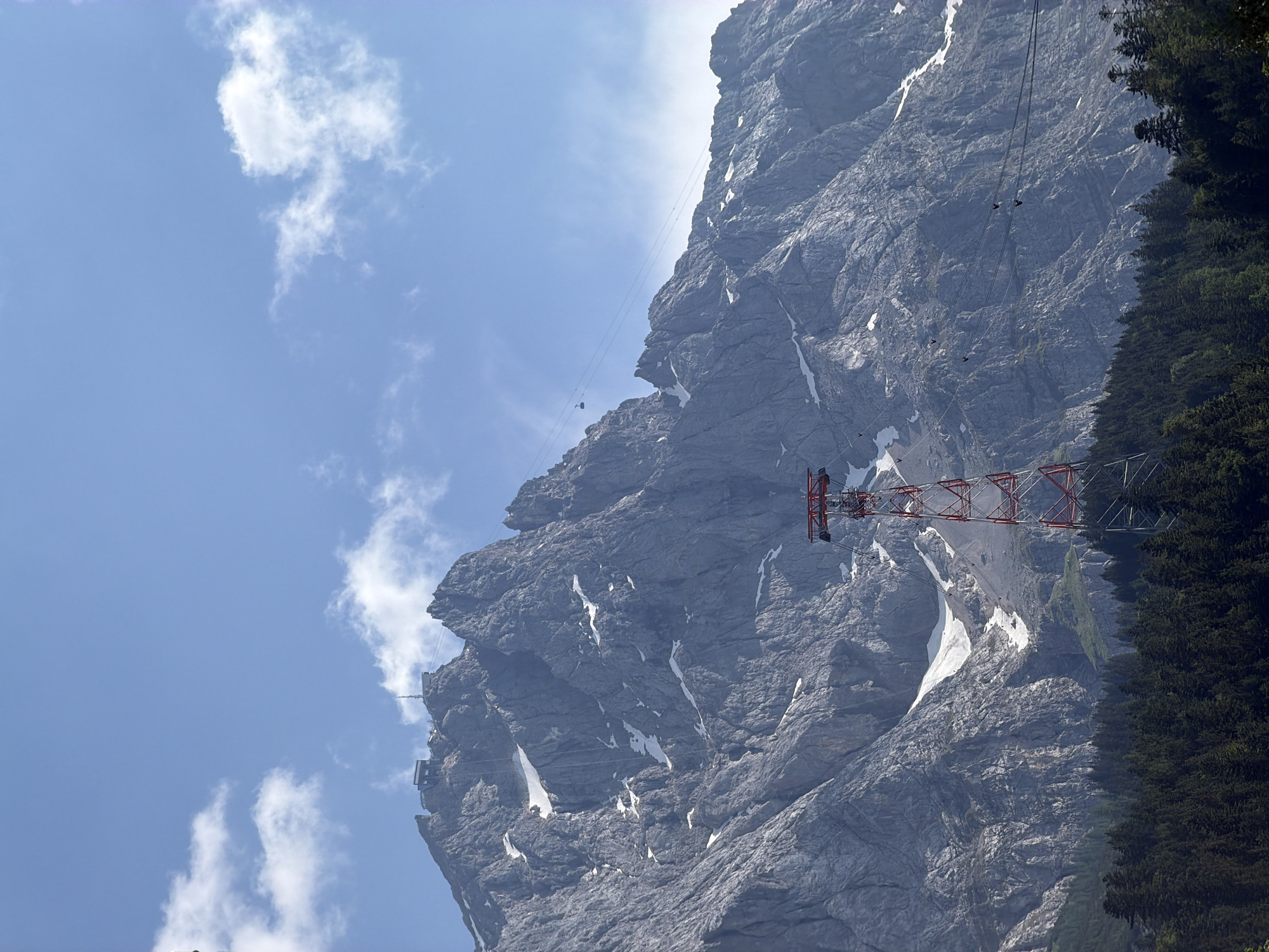 Exploring the Zugspitze cable car and mountain base in Grainau