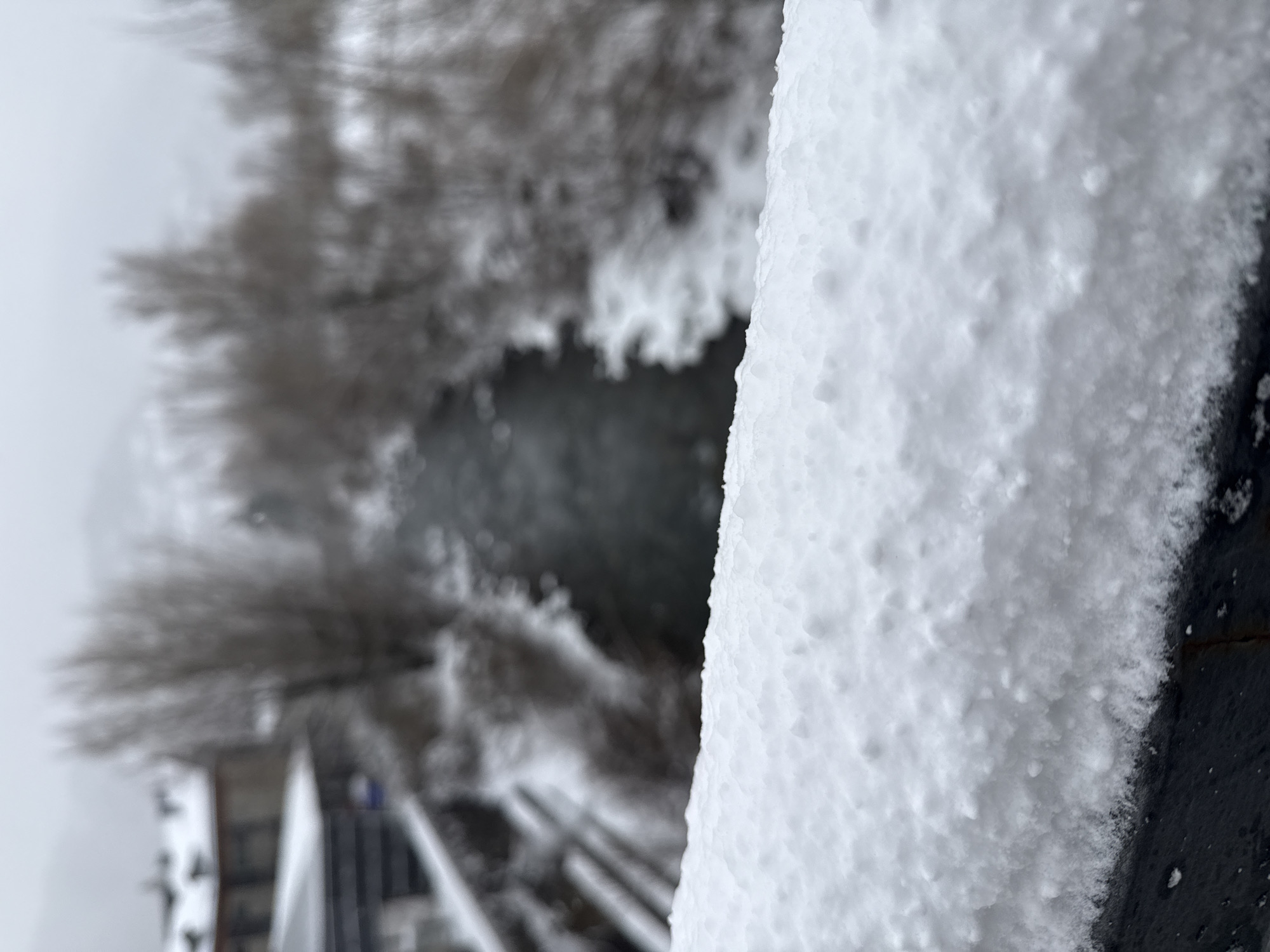Snow removal operations active in Benasque, Spain