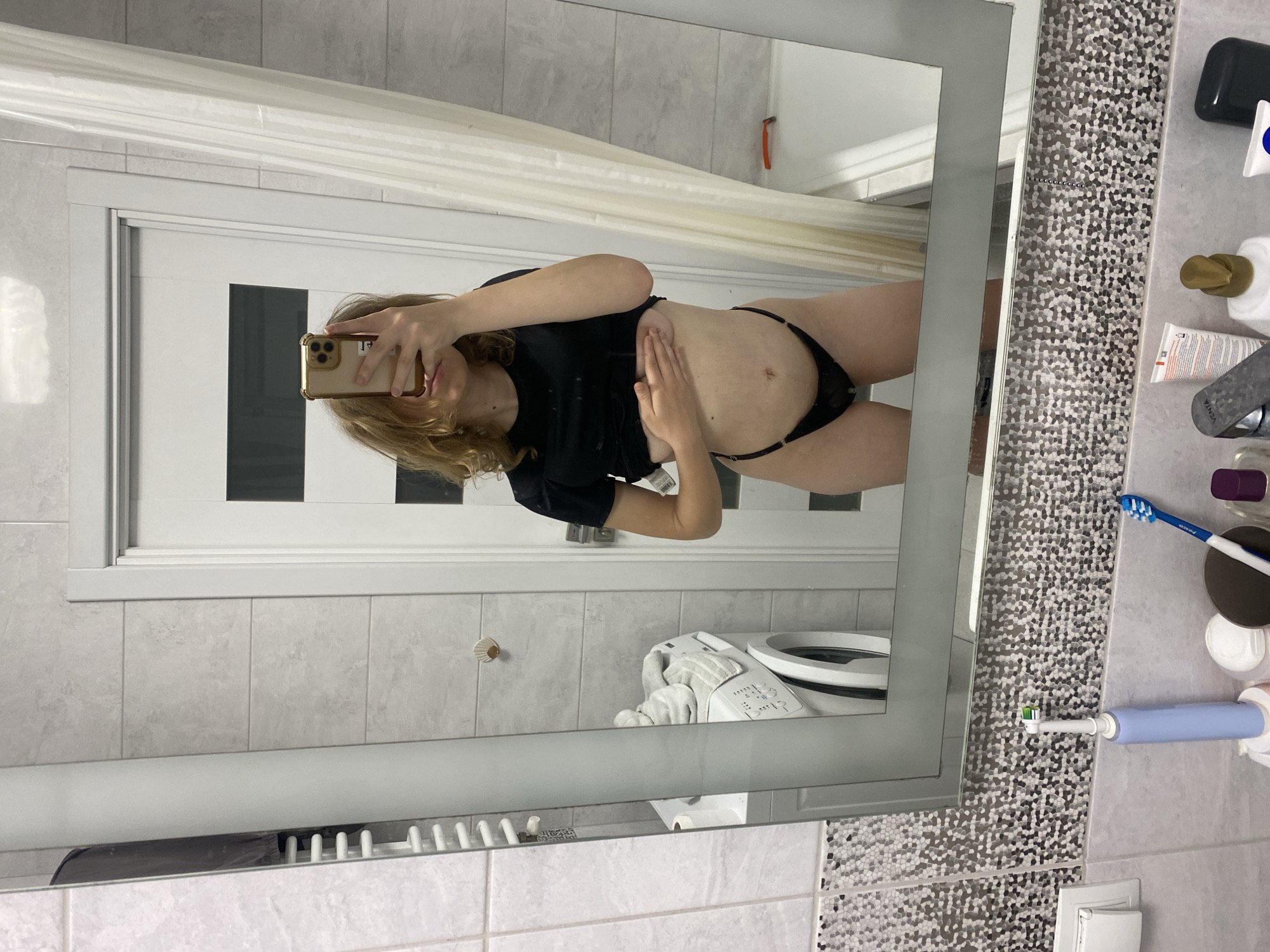 Private bathroom mirror selfies documented in Ternopil, Ukraine