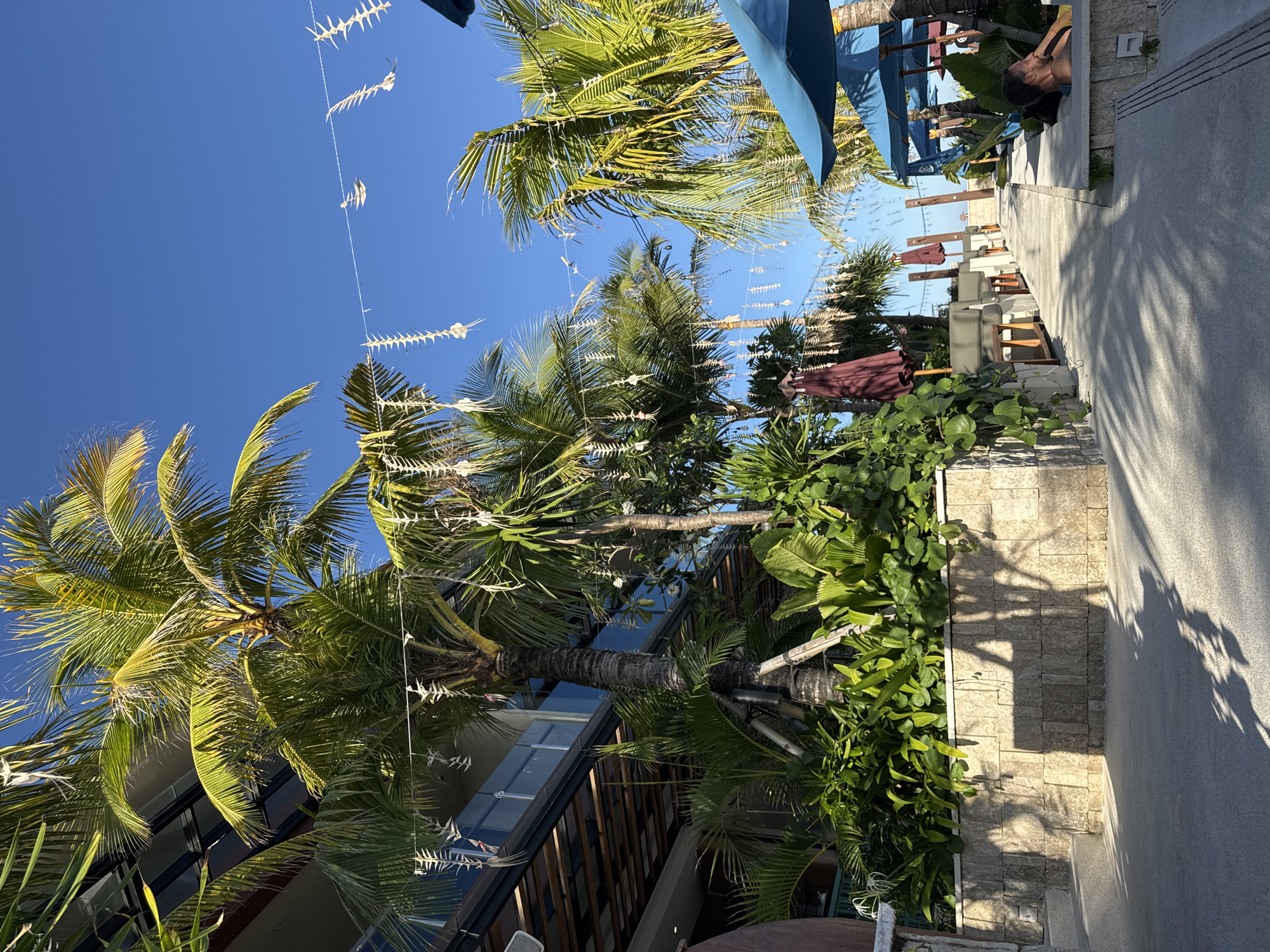 Morning beach scene captured in Kuta Selatan, Indonesia