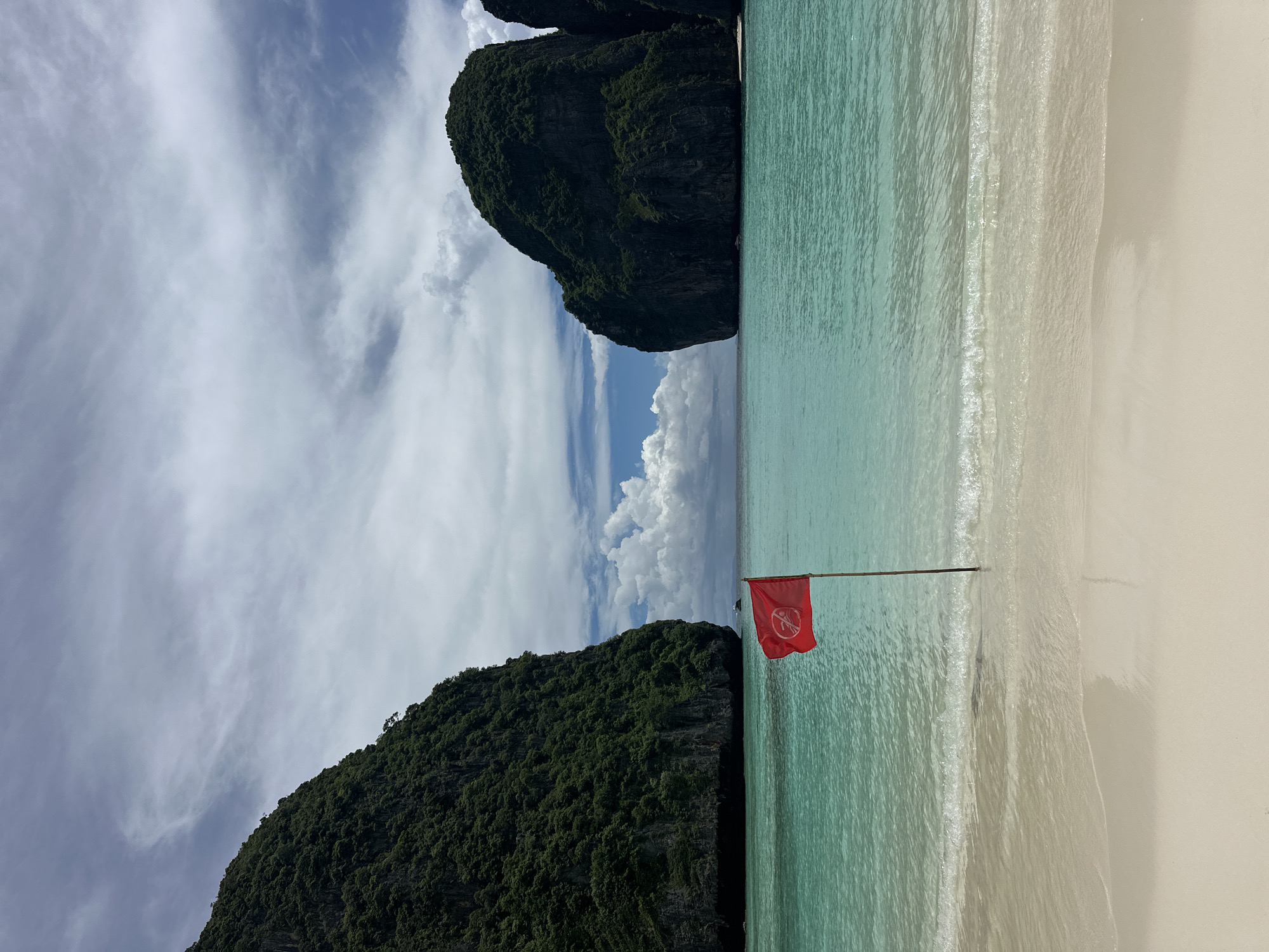 Maya Bay, Ao Nang — karsts, turquoise water, quiet morning beach