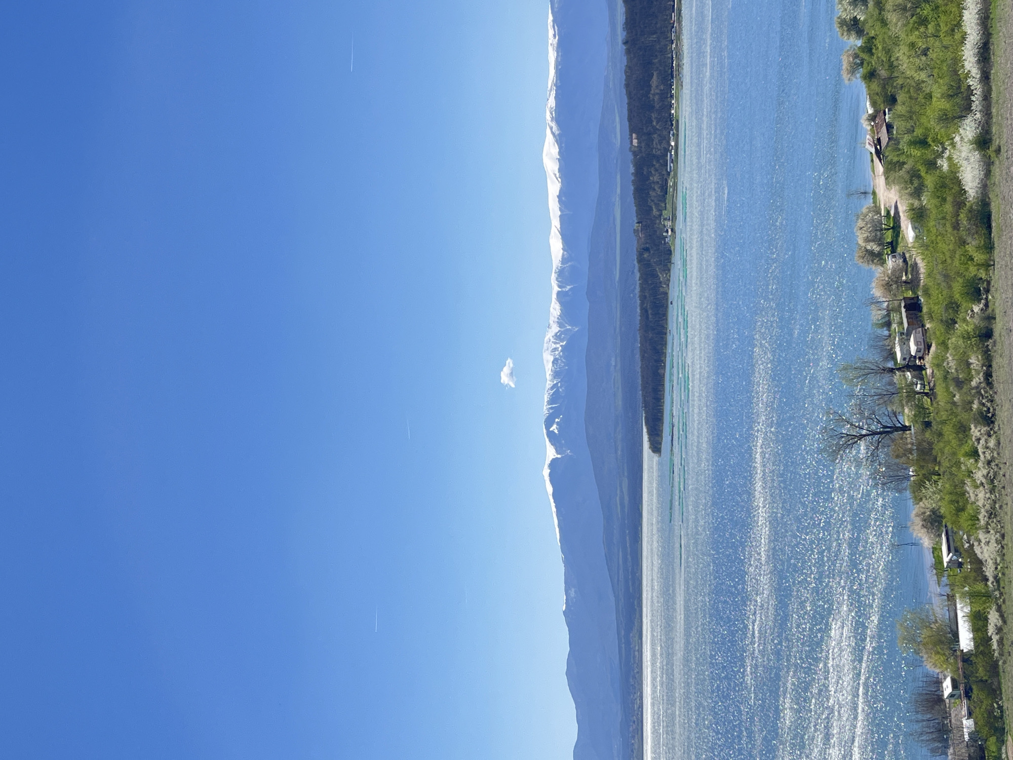 Spring lake views documented near Montana, Bulgaria
