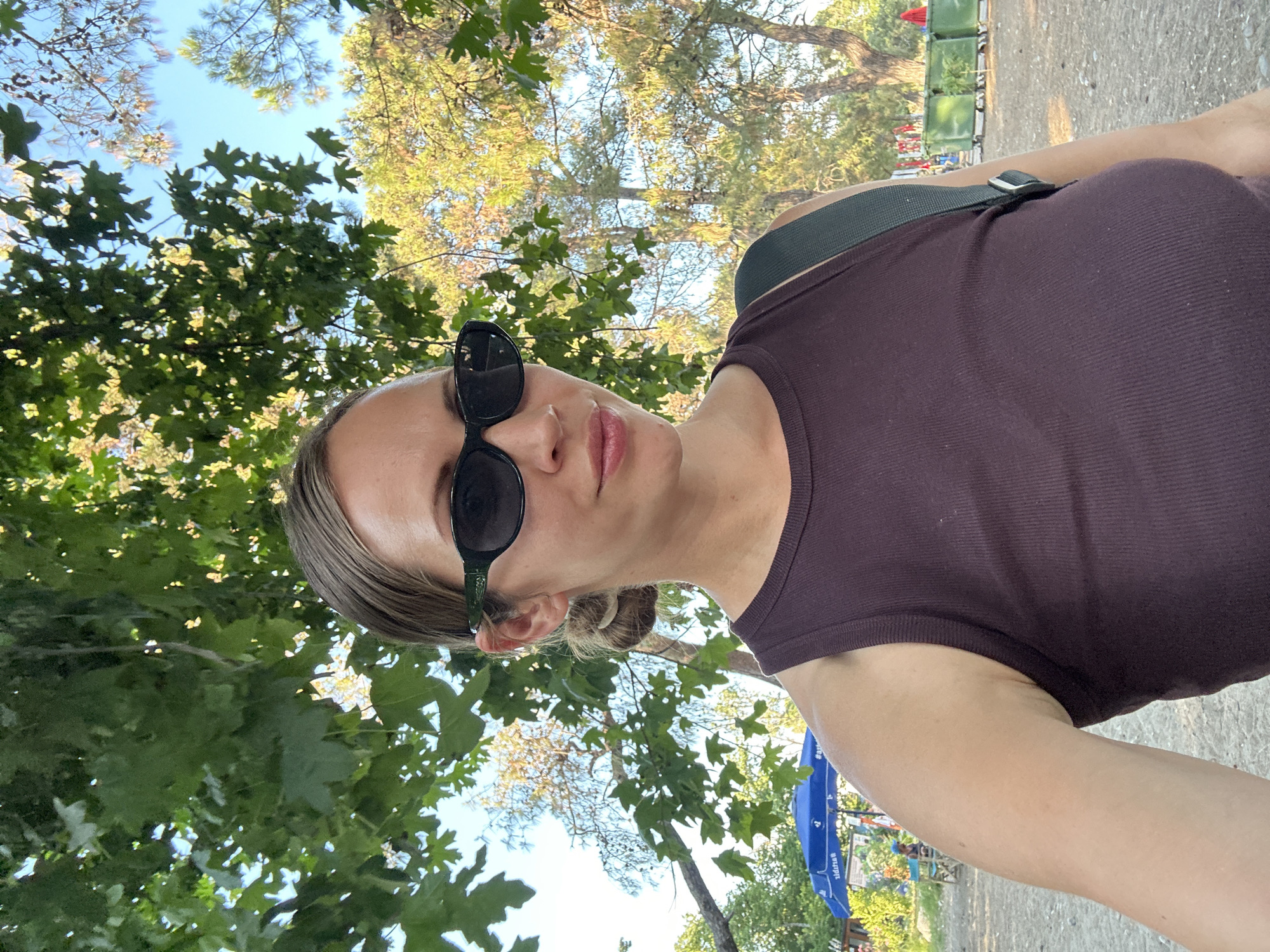 Sunny afternoon stroll and selfies in Fethiye, Turkey