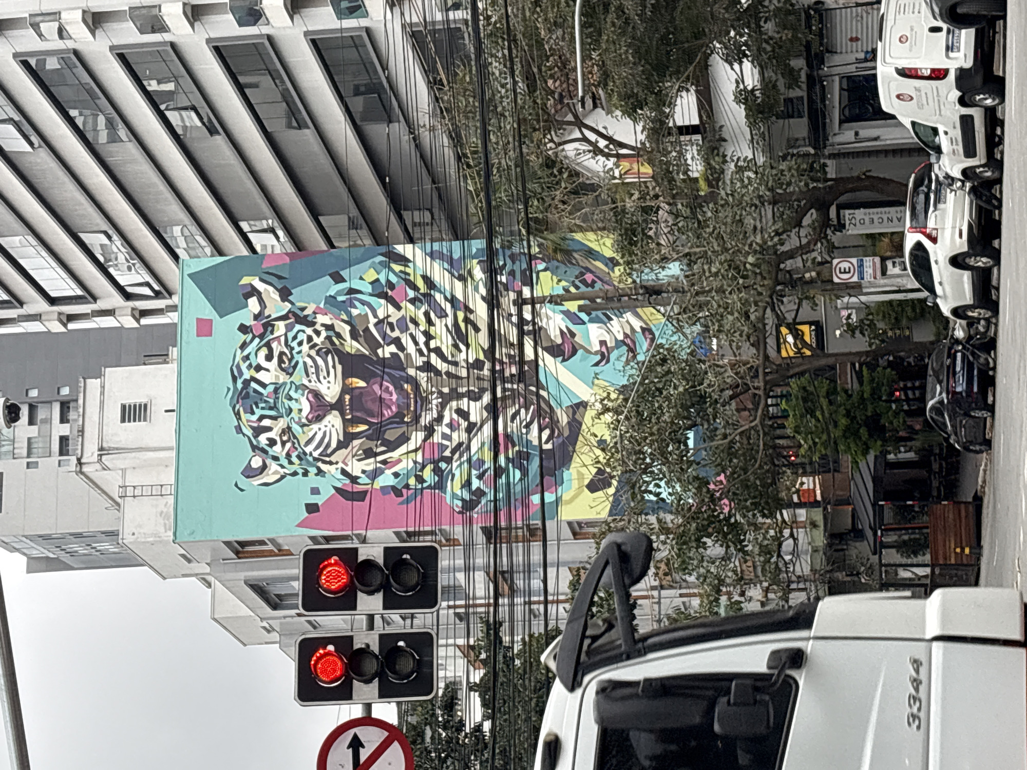 São Paulo street murals and a dense music memorabilia shop