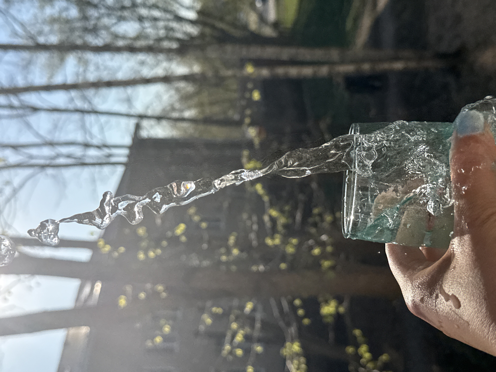 Early morning school scenes and broken glass documented in Dmitrov