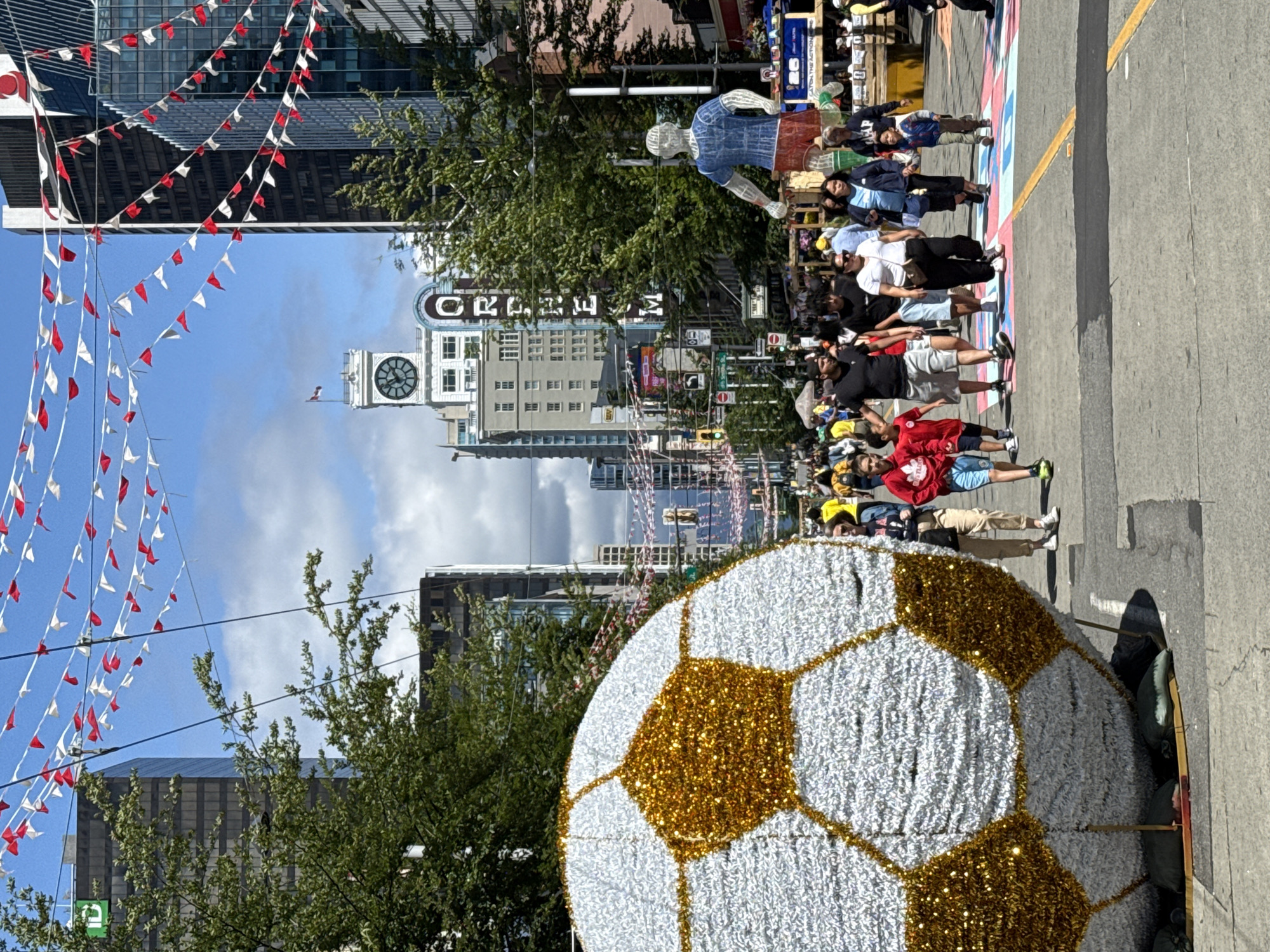 Street festival fills downtown Vancouver on a sunny June afternoon