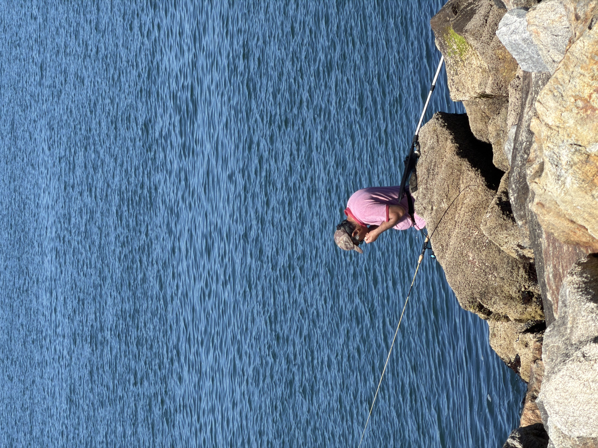 Afternoon fishing and walking at Gafanha da Nazaré coastline