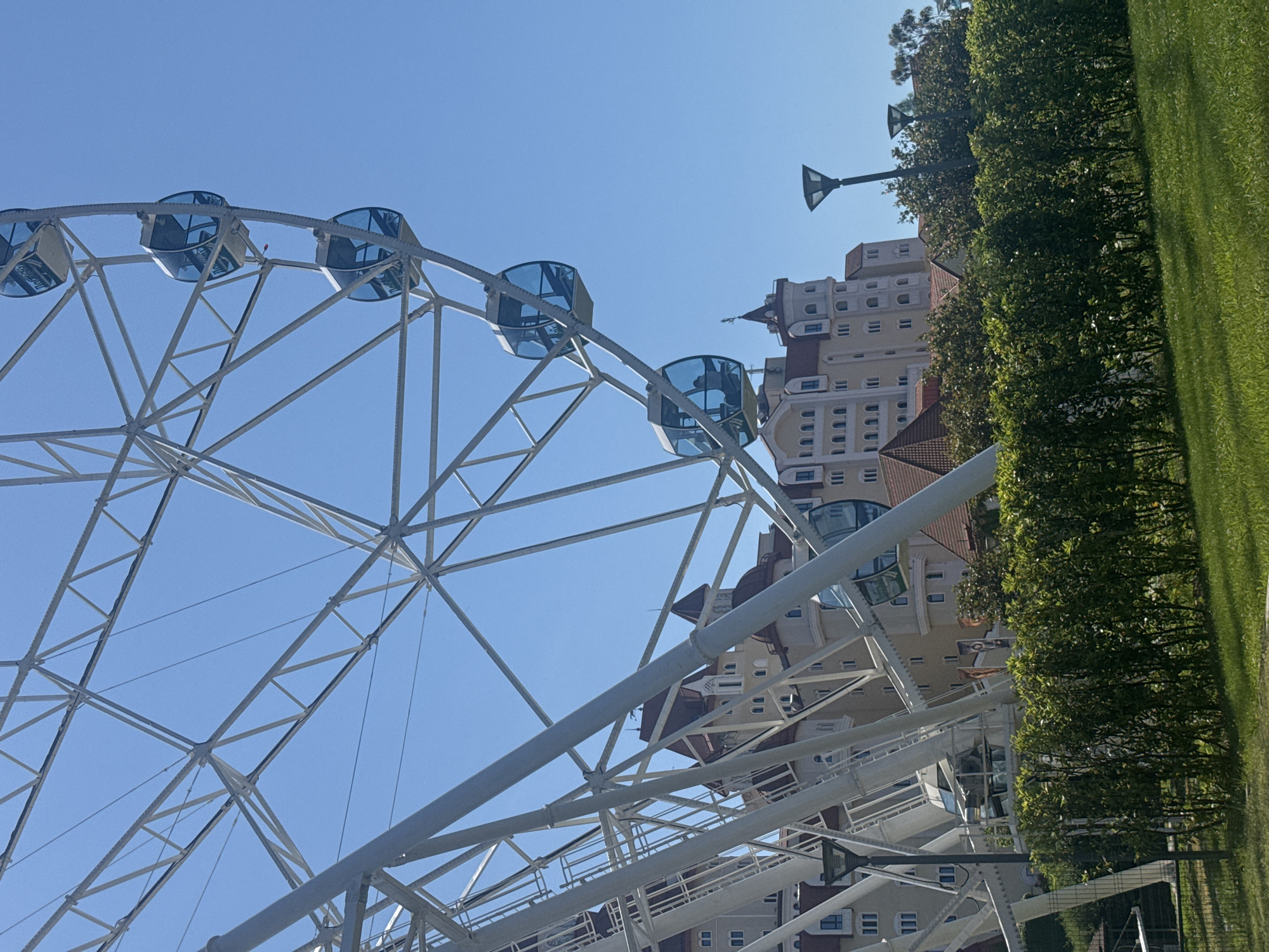 Ferris wheel begins operation in Sirius, Russia