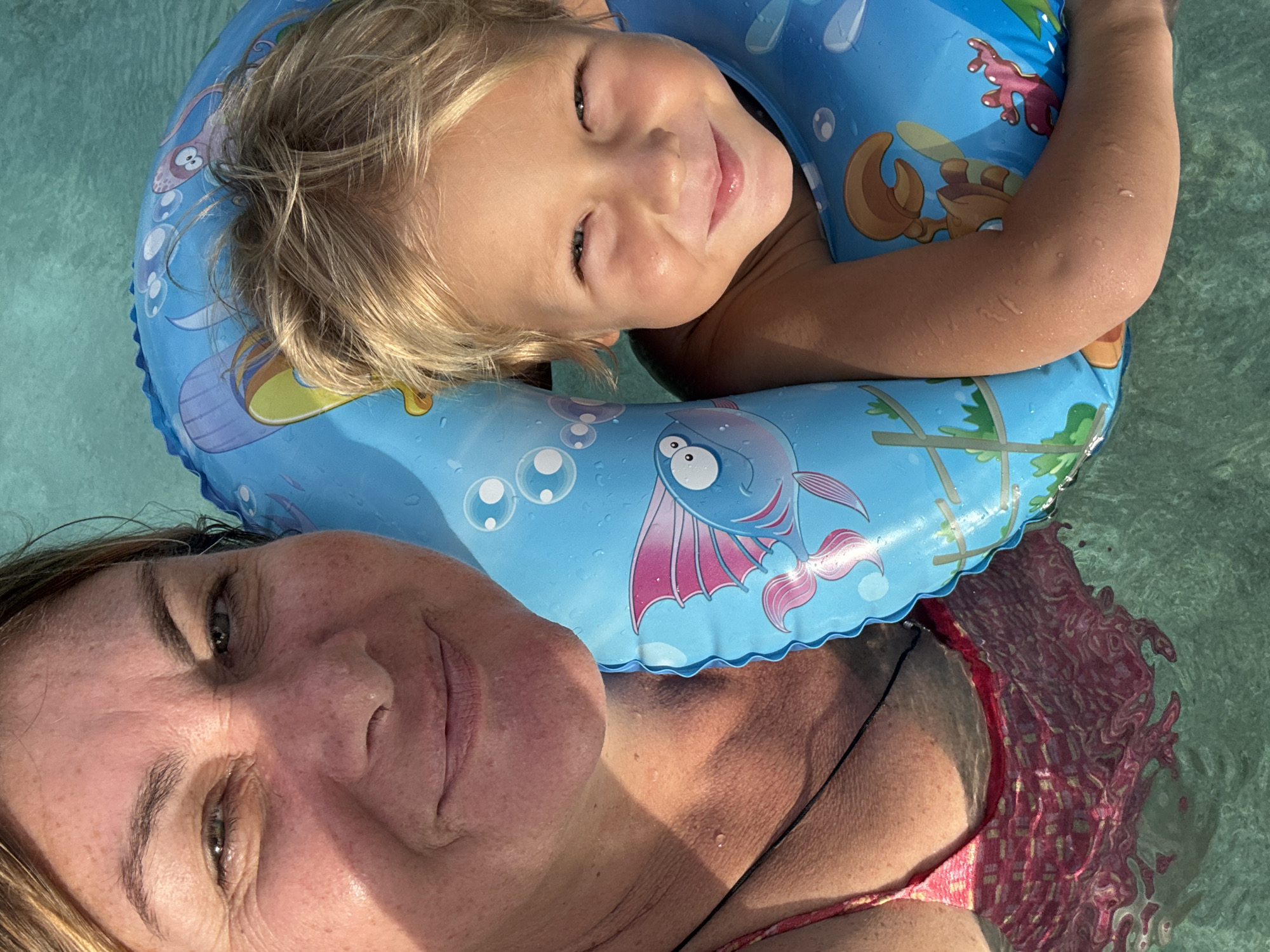 Morning life in Thai village: pools, motorcycles, family moments
