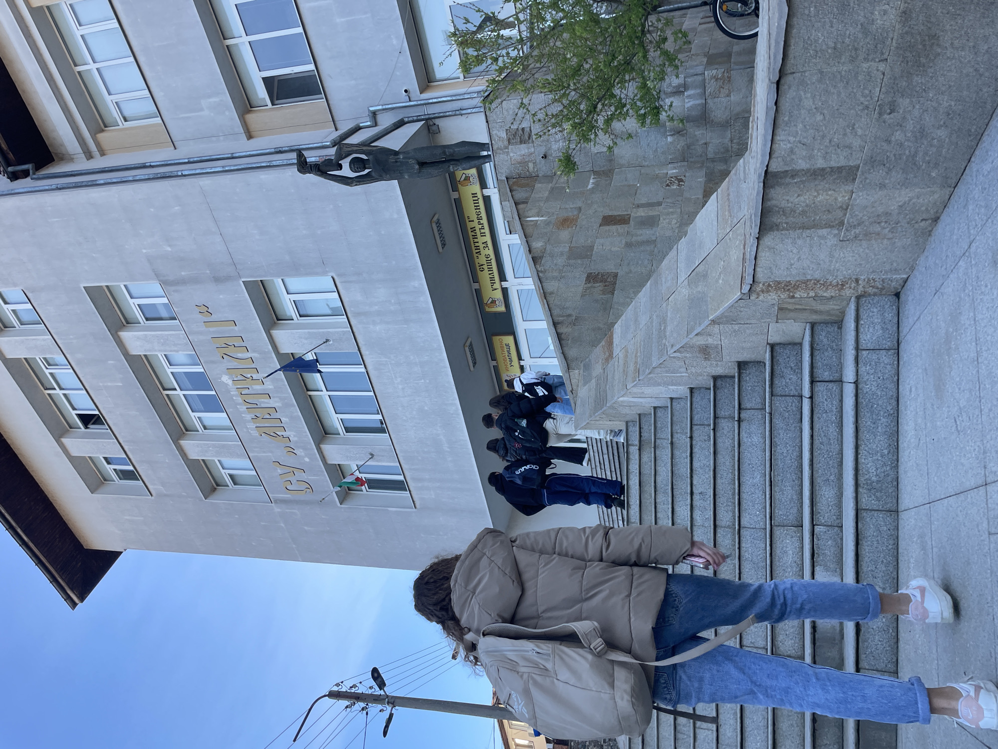Early morning street scenes documented in Zlatograd, Bulgaria