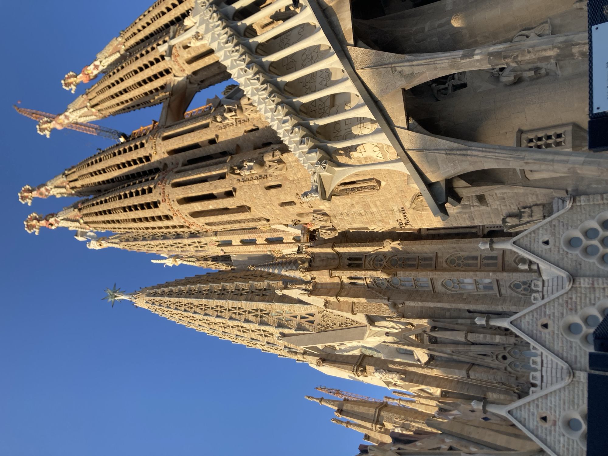 Up close with the Sagrada Família on a Barcelona afternoon