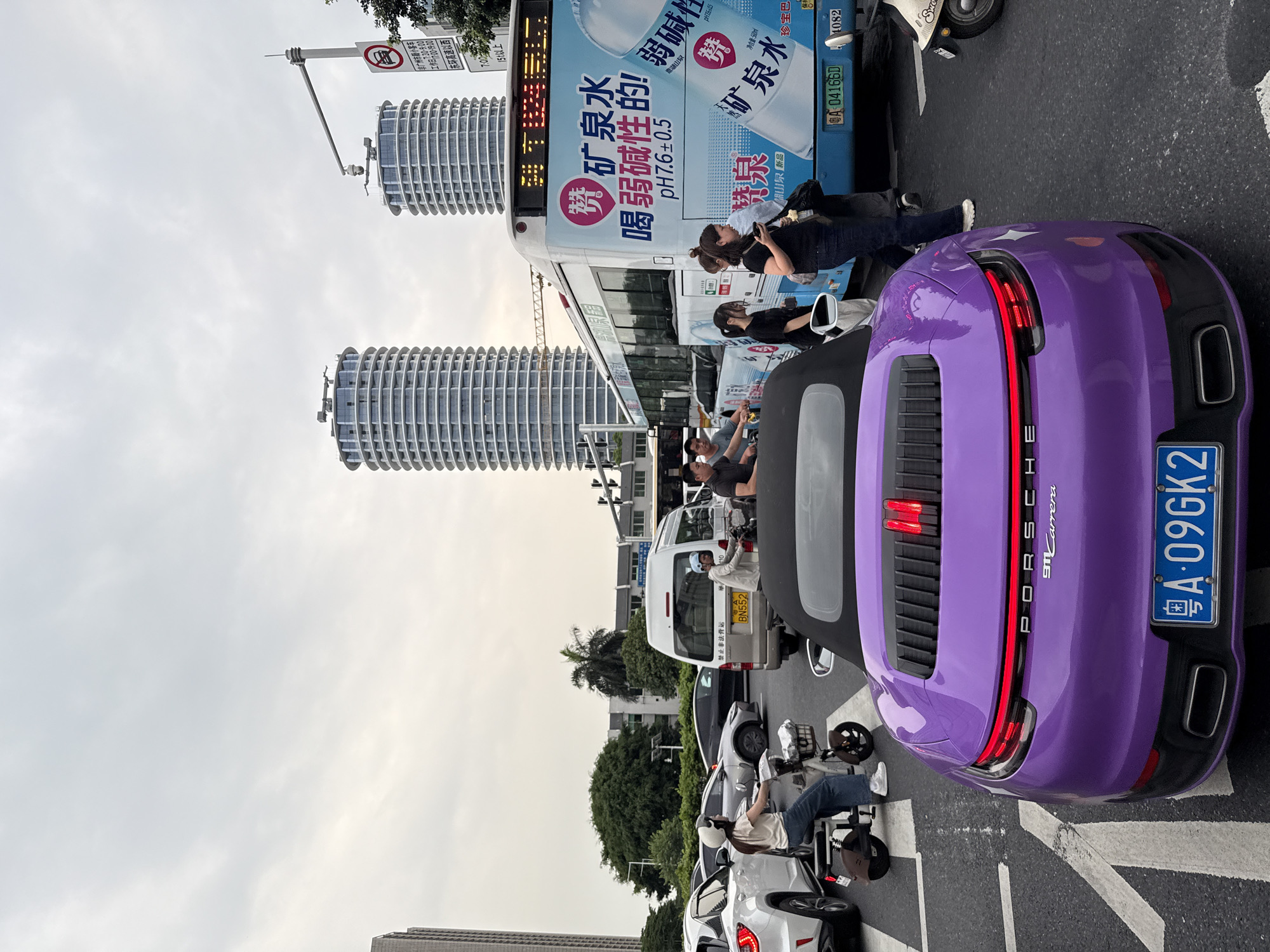 Morning urban life documented across Tianhe District streets, transit