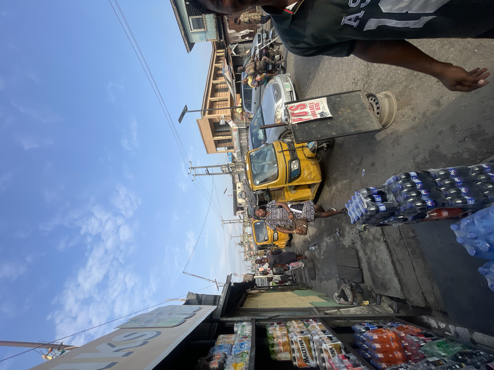 Morning Street Life Documented in Akowonjo, Lagos Nigeria