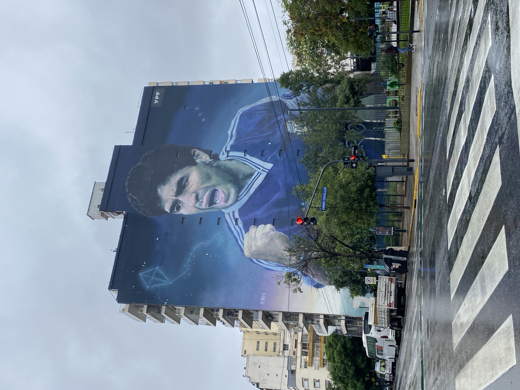 Maradona mural spotted on Buenos Aires building