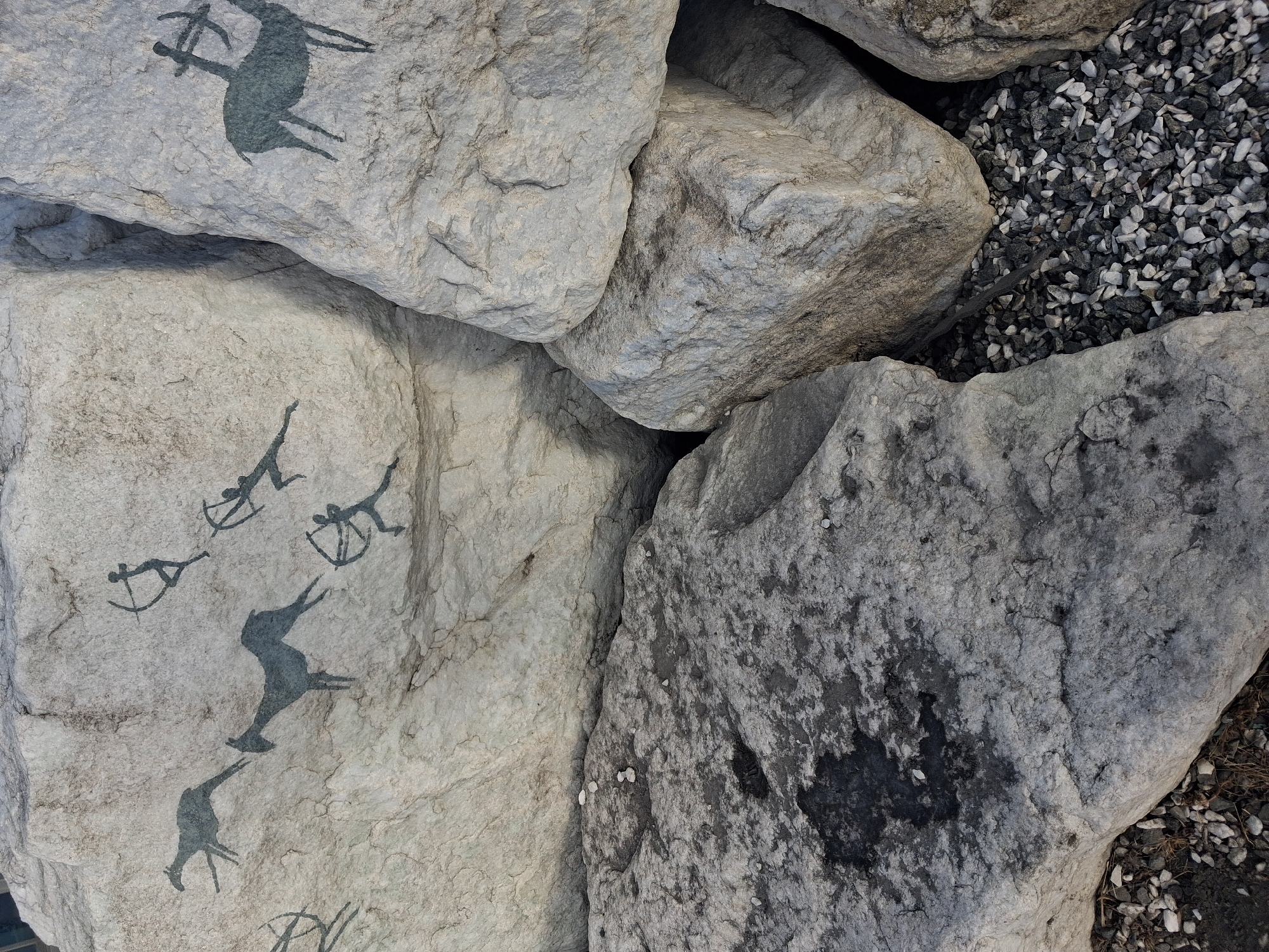Ancient hunting petroglyphs spotted on rocks near Kultuk, Russia