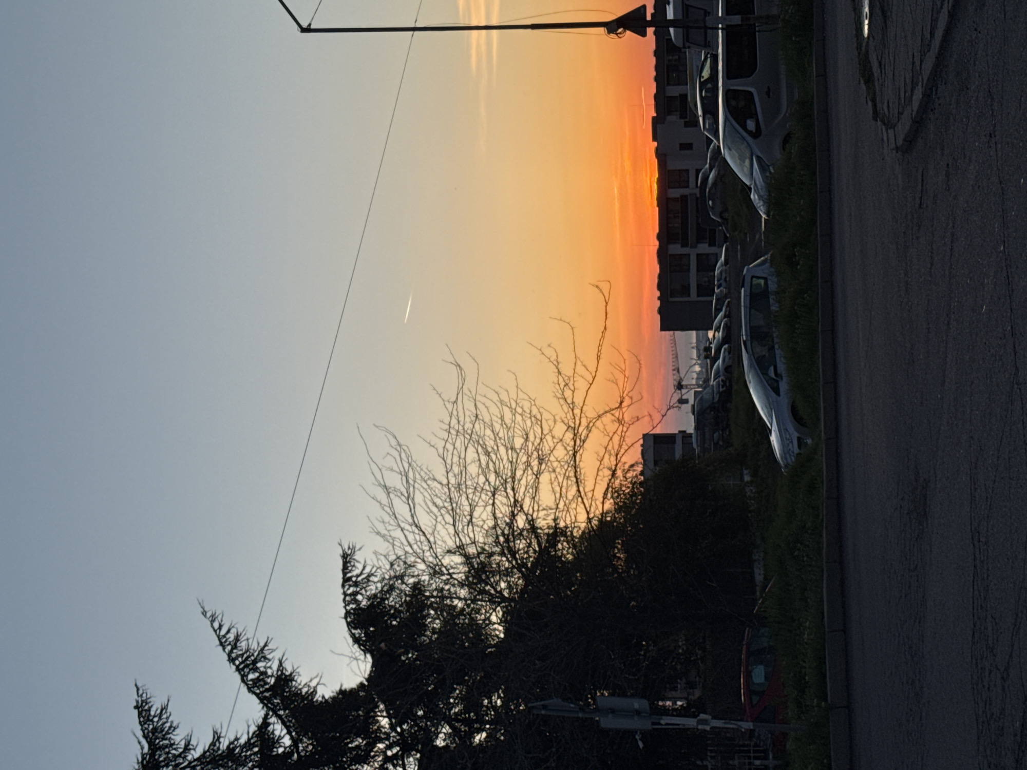Dawn sky transition observed in Burgas, Bulgaria