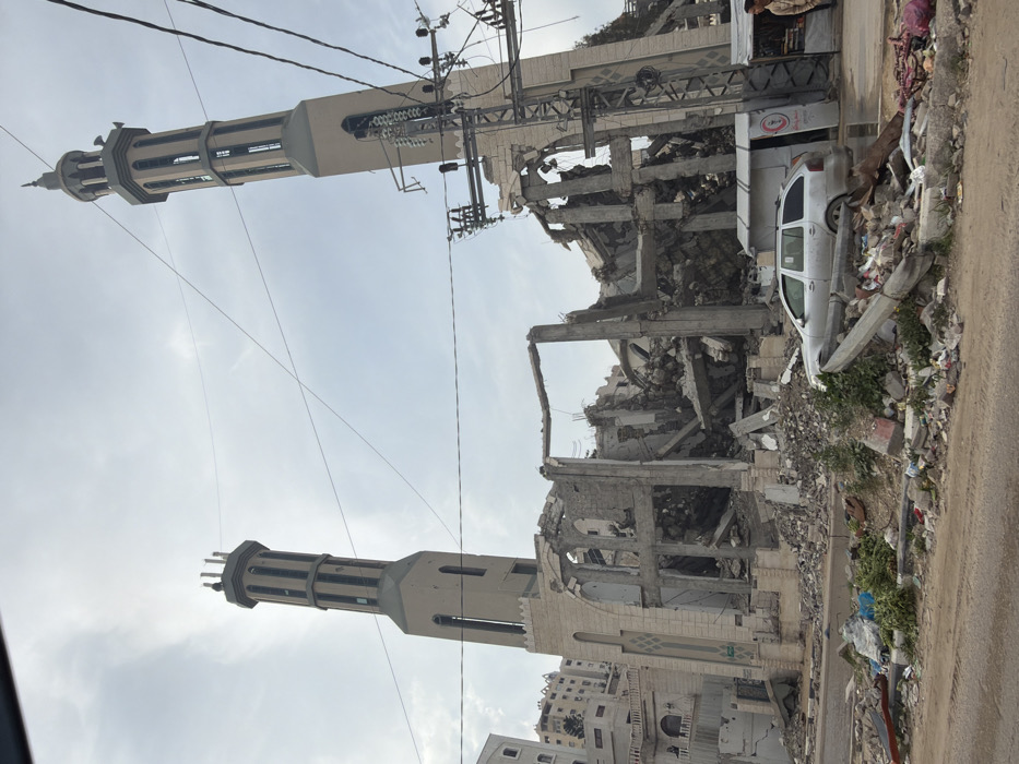 Mosque destruction documented in Gaza by independent witness