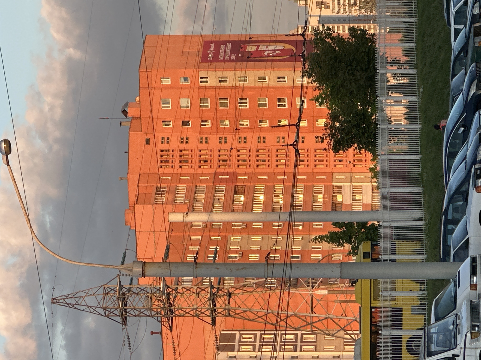 Everyday urban moments captured across Minsk area during golden hour
