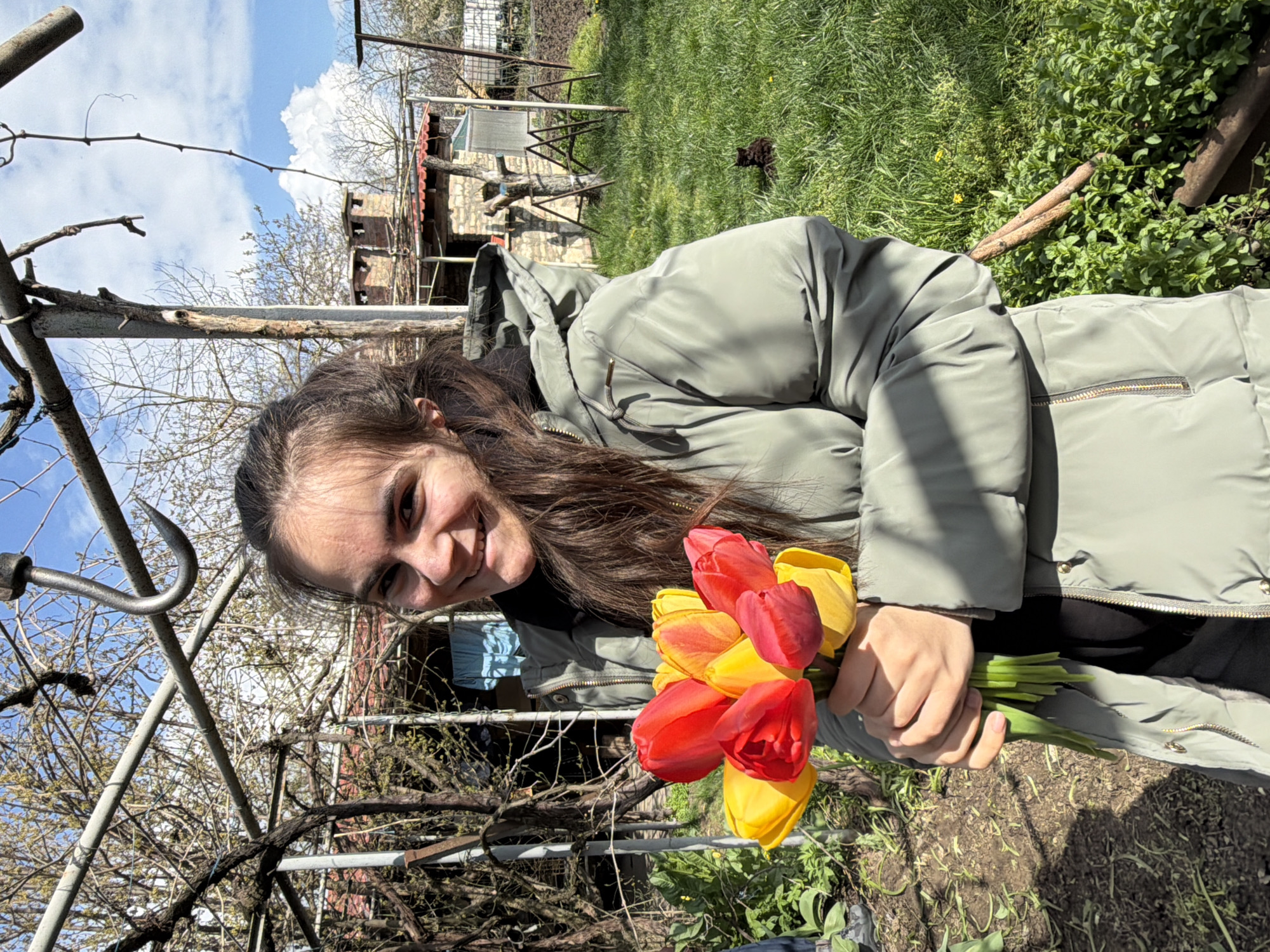 Spring farm life documented in rural Bulgarian village