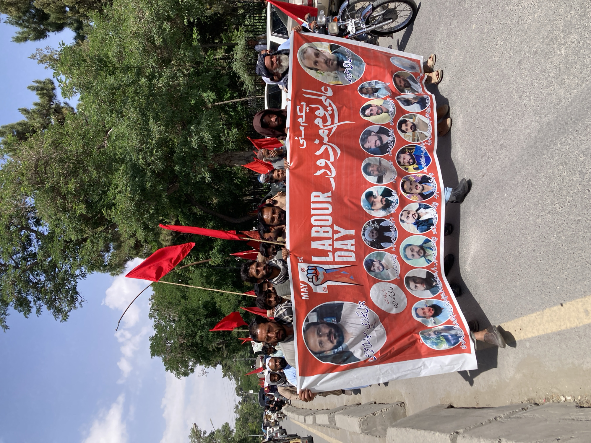 Labour Day demonstration draws crowds in Quetta, Pakistan