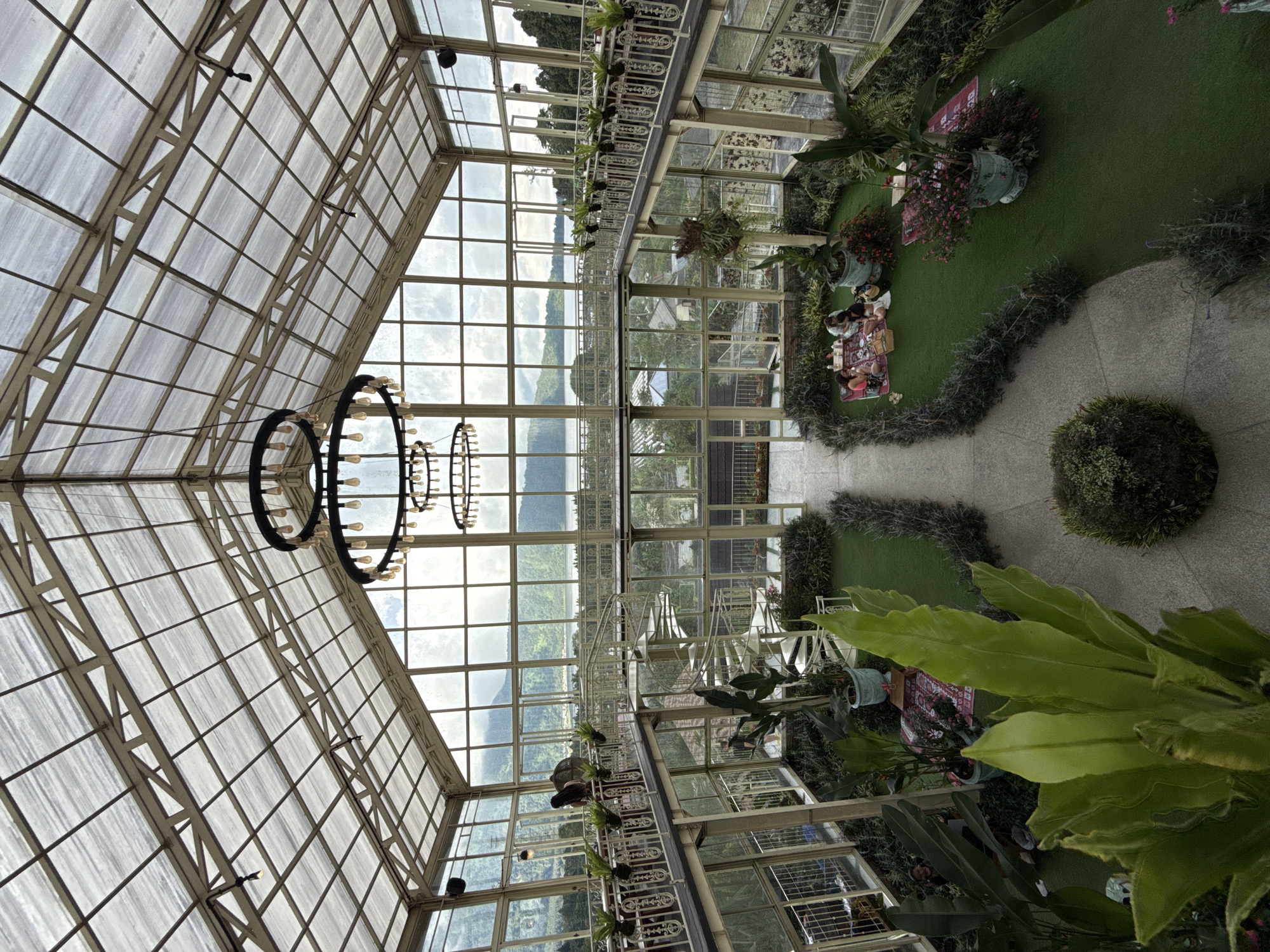 Glasshouse interior documented in Baturiti, Indonesia