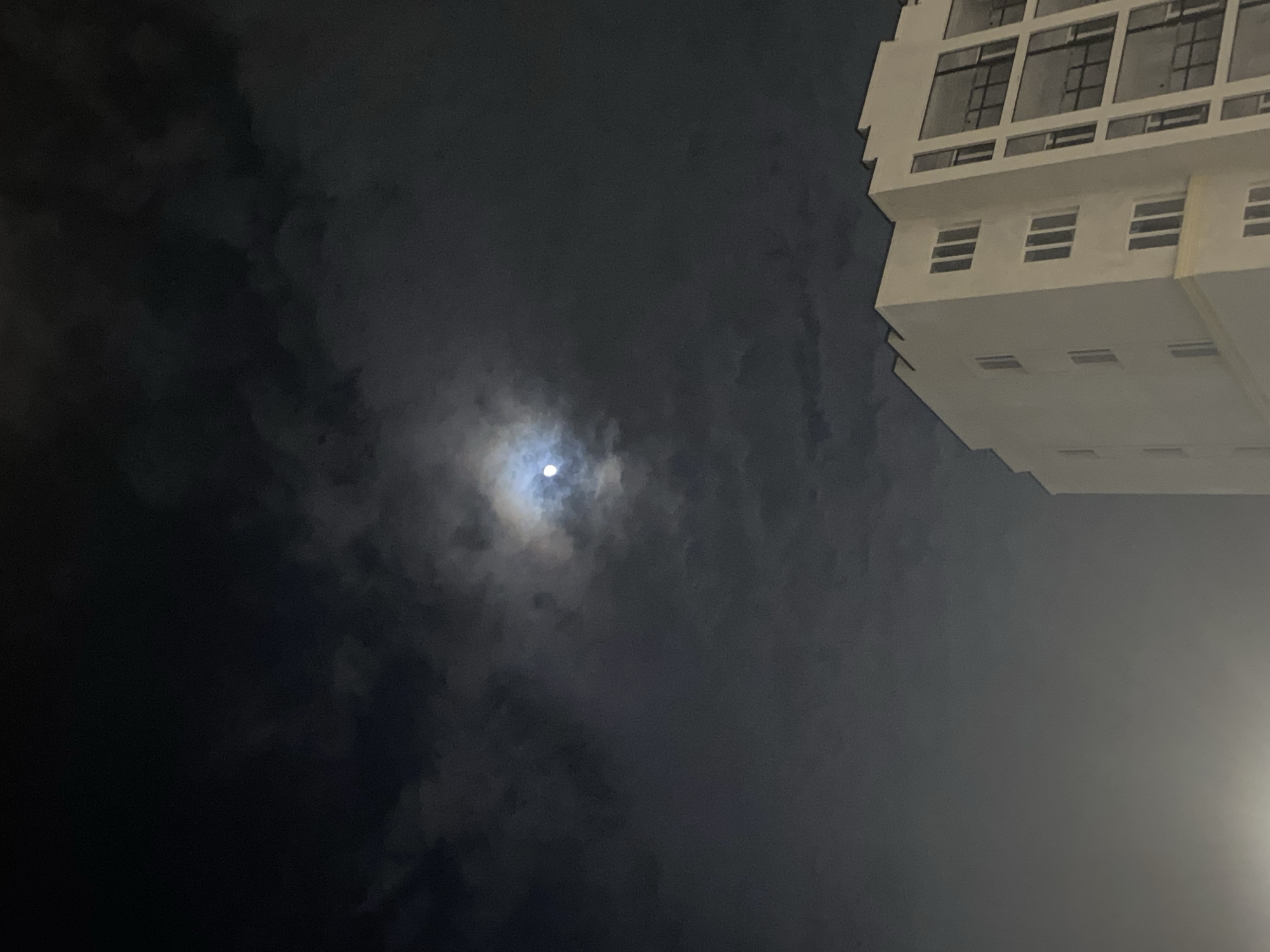 Nighttime urban scenes captured in Chemoshur, Russia