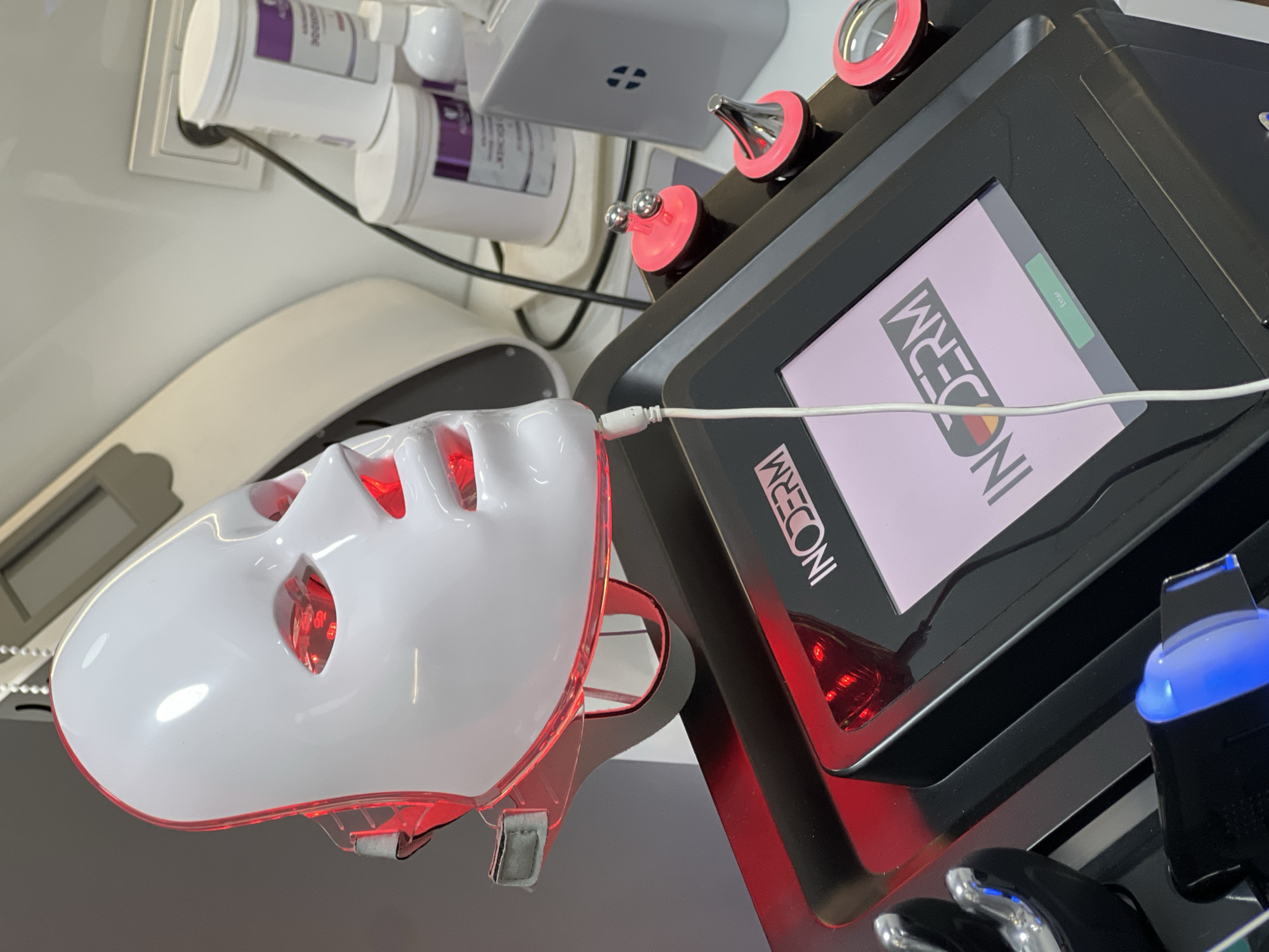 Beauty treatment session documented across Yerevan spa facility