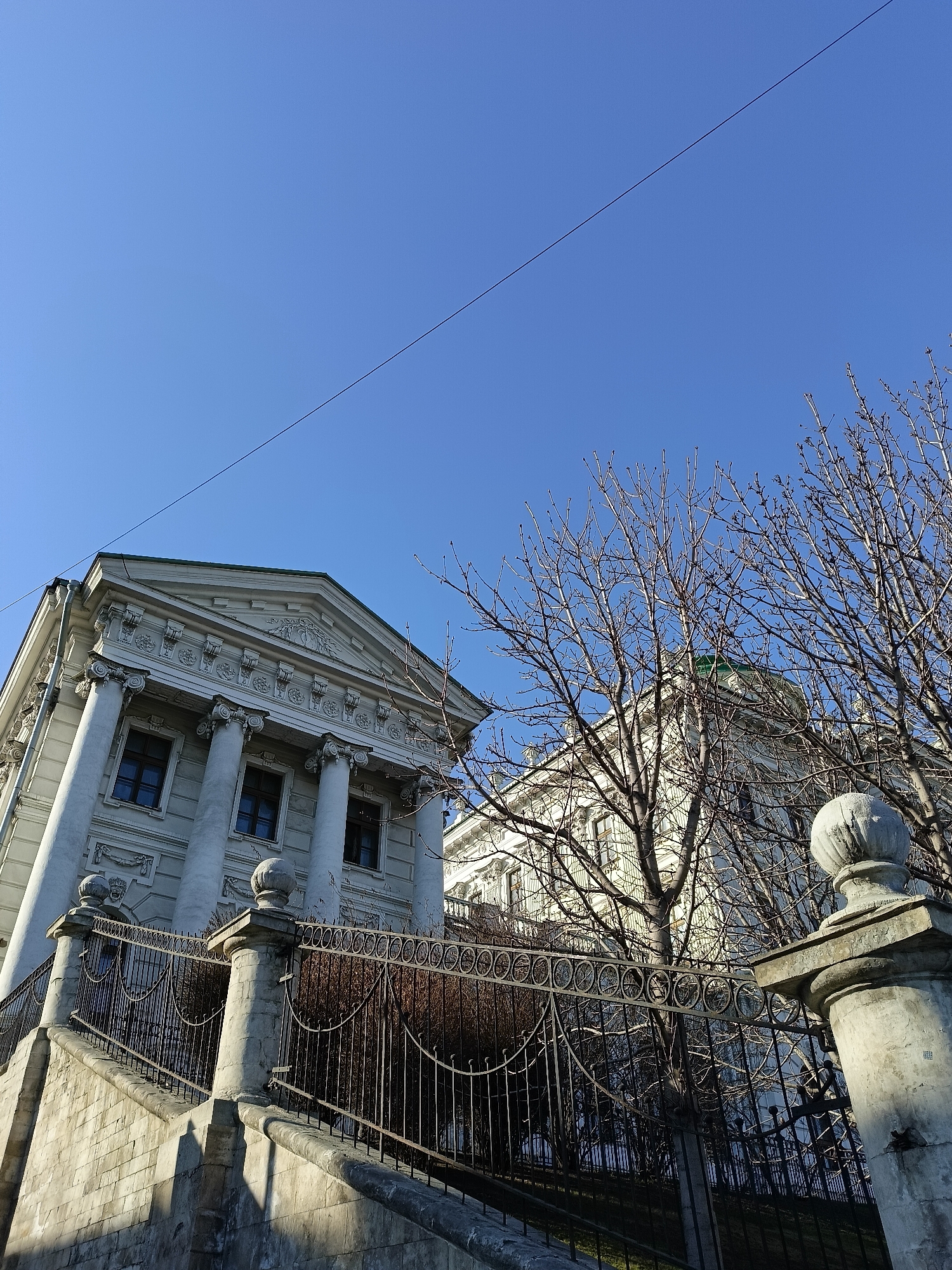 Historic Pashkov House captured from multiple angles in Moscow