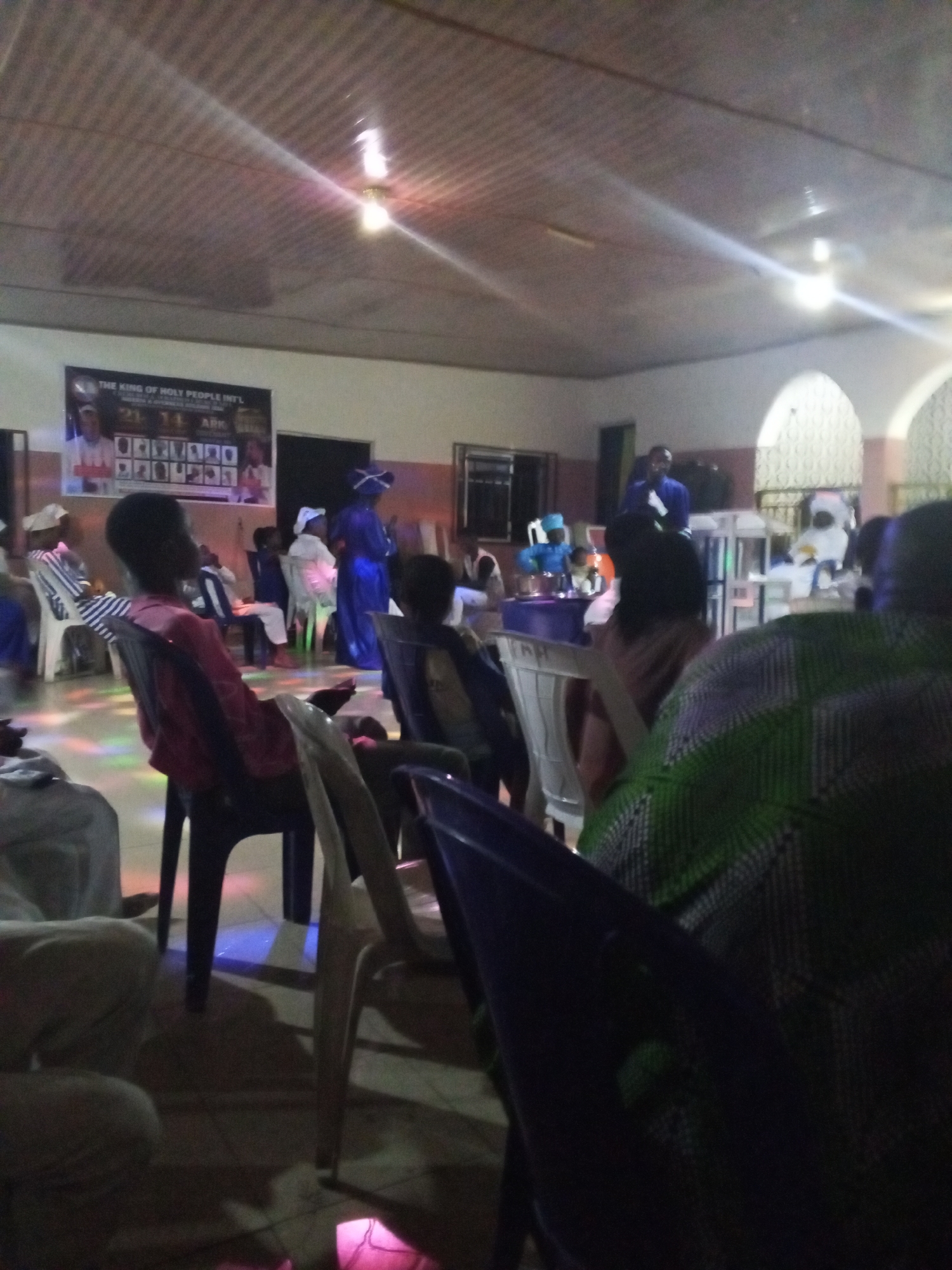 Religious gathering documented by attendees in Lokoja, Nigeria