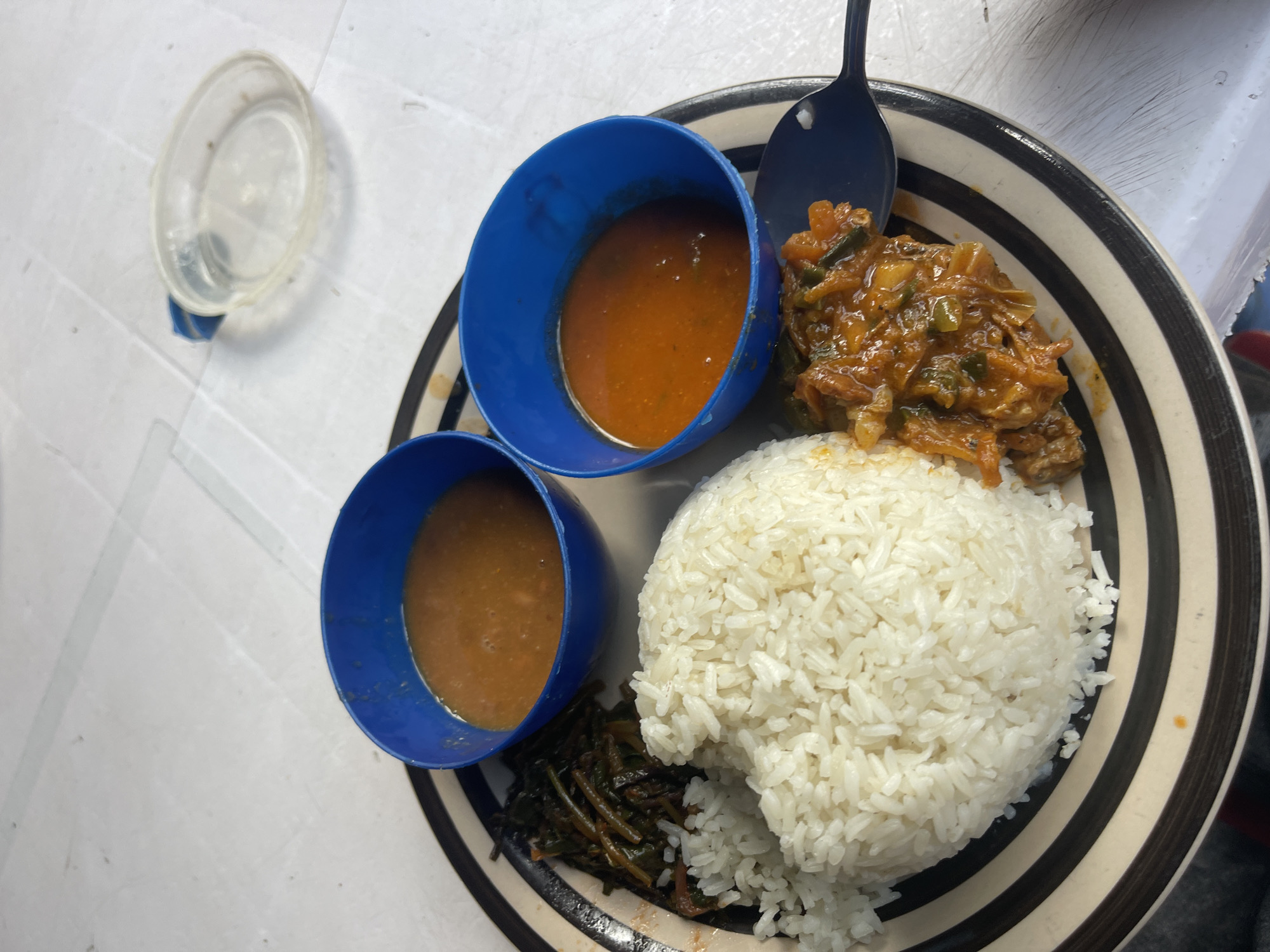 Traditional meal documented in Dar es Salaam