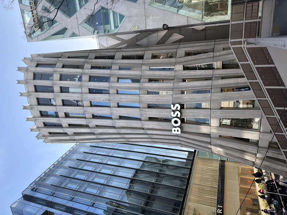 Morning street activity recorded in central Shibuya district