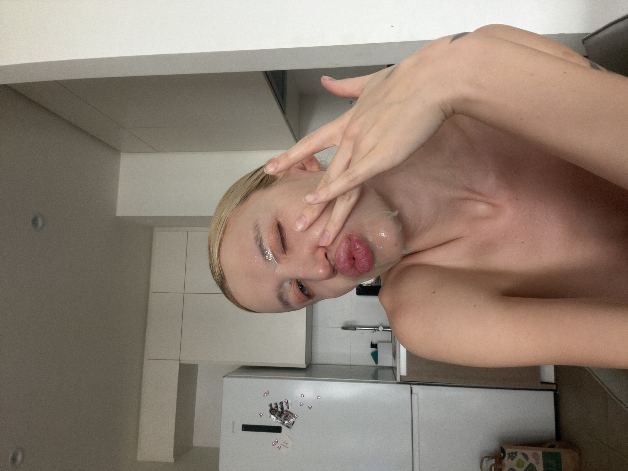 Belgrade resident documents morning skincare and meal prep routine