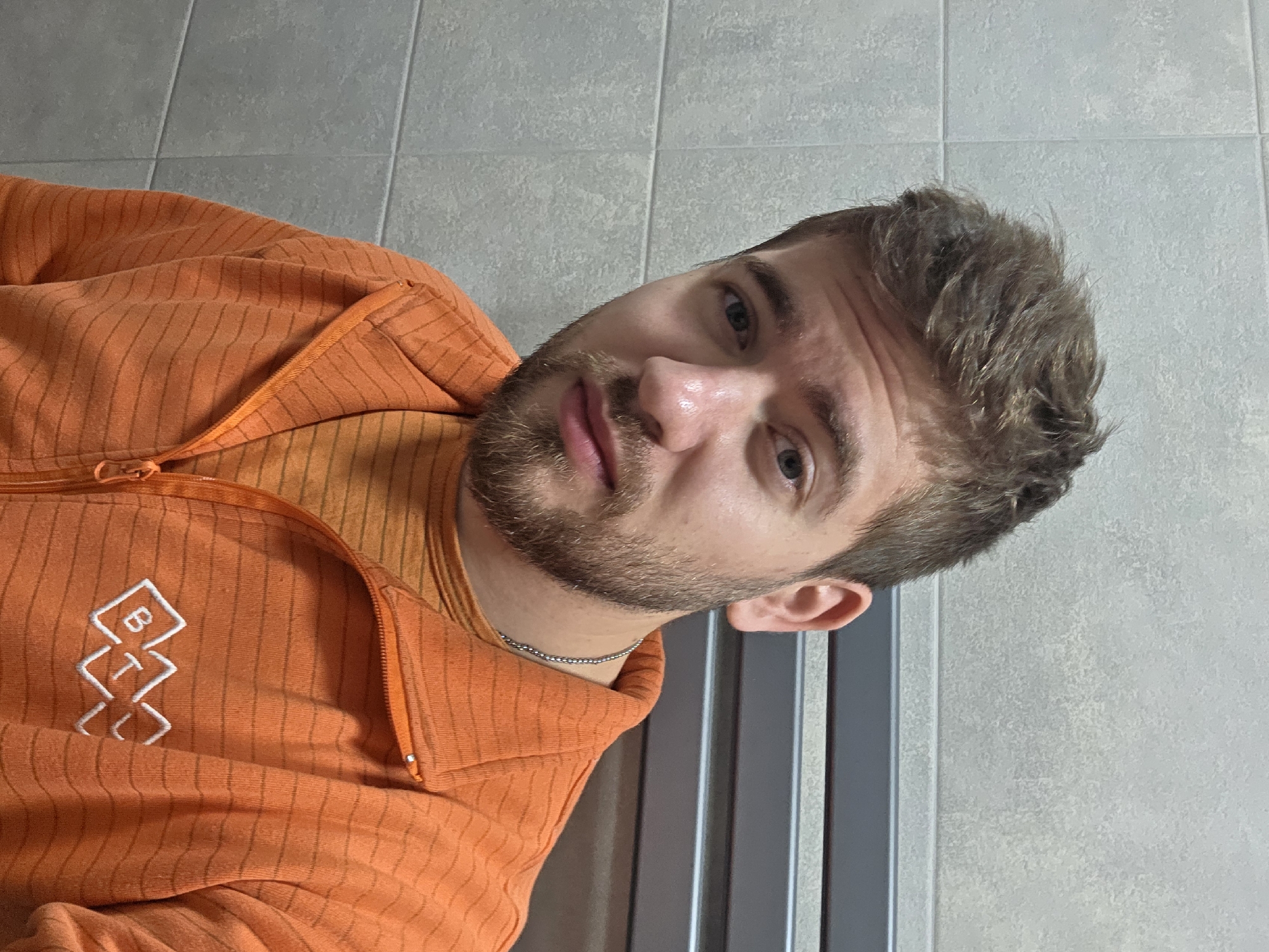 Man takes bathroom selfies in Bulgarian village