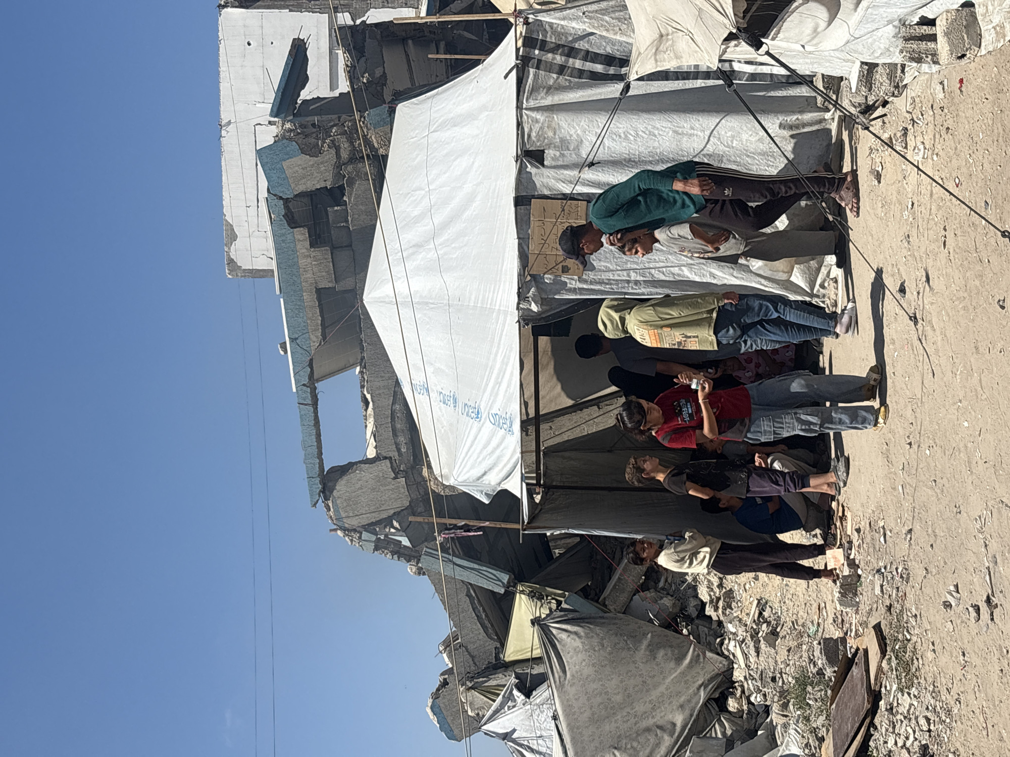 Damaged buildings and street scenes across Gaza