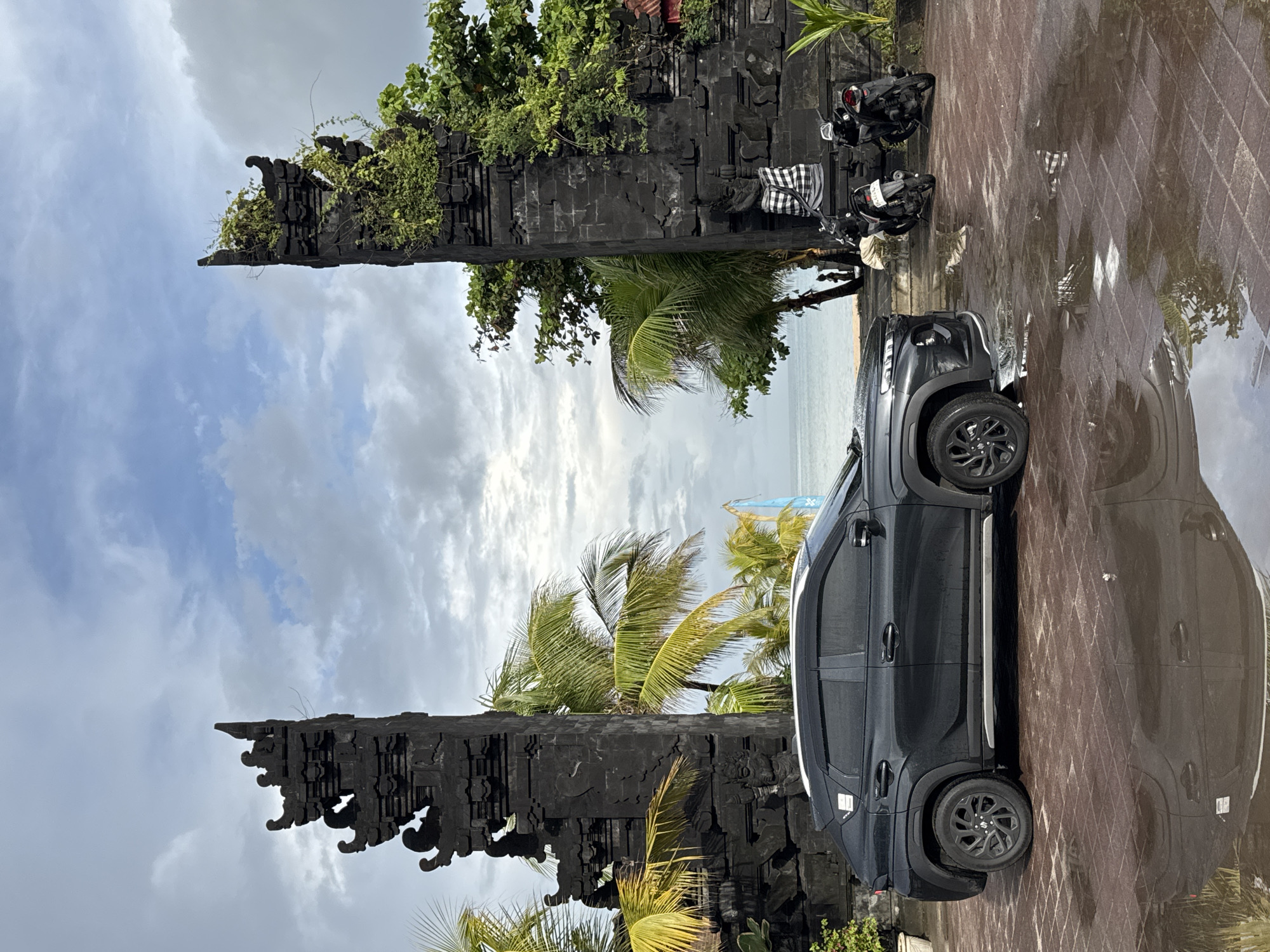 Cultural sites and street scenes documented in Kuta, Indonesia