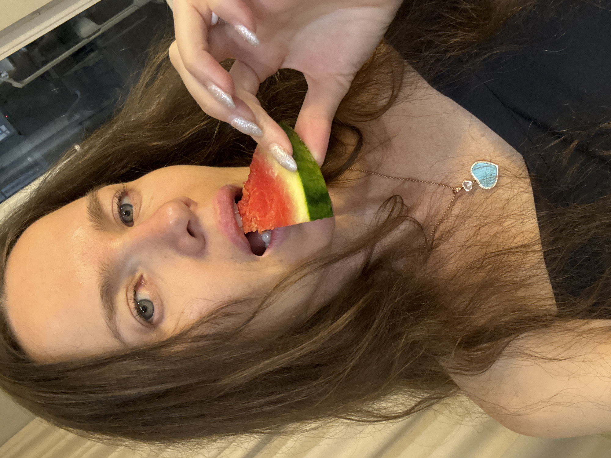 Watermelon in hand, summer afternoon in Khimki