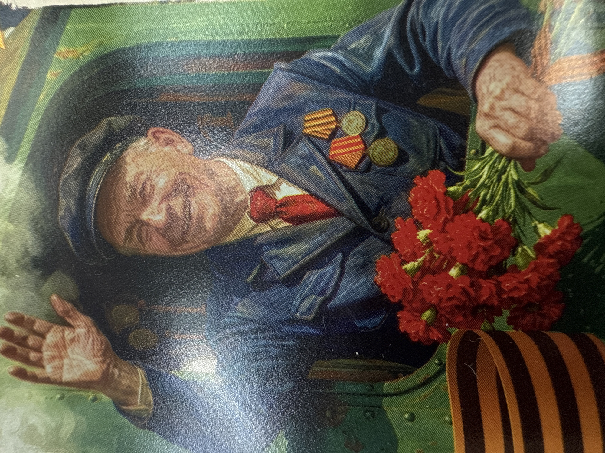Rotated veteran portrait documented in Votkinsk, Russia