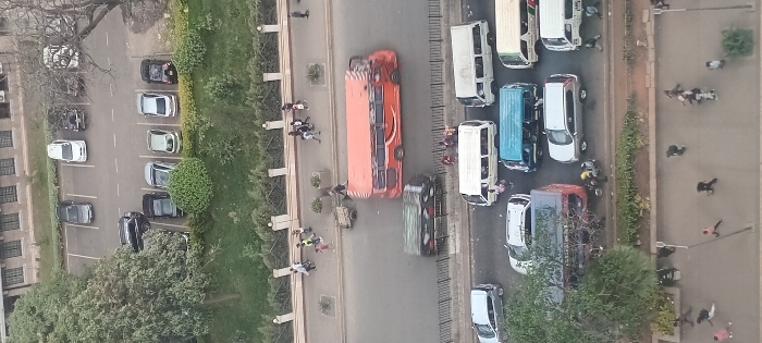 Major traffic gridlock hits central Nairobi, bus accident reported