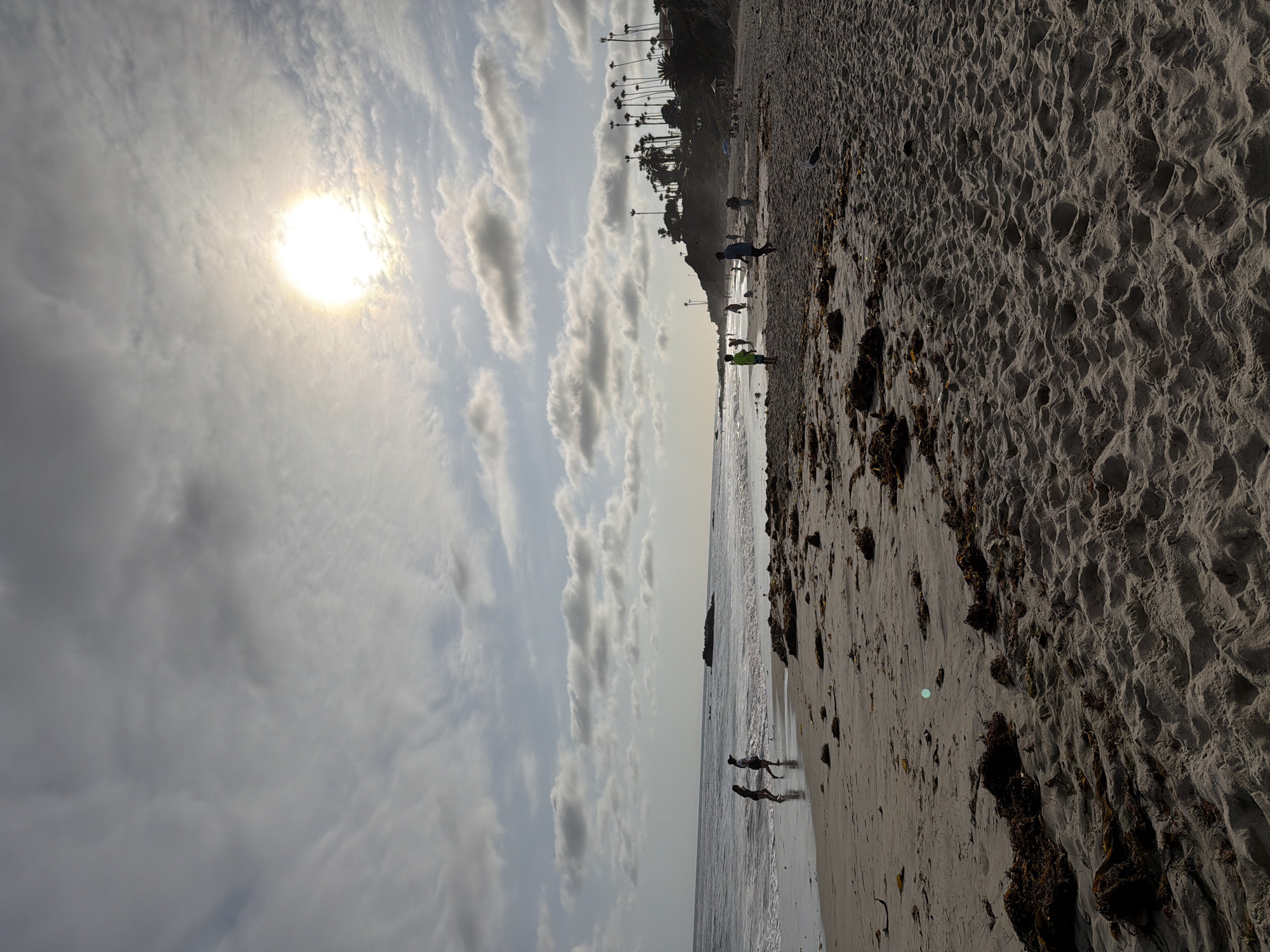 Quiet afternoon at Laguna Beach under overcast skies