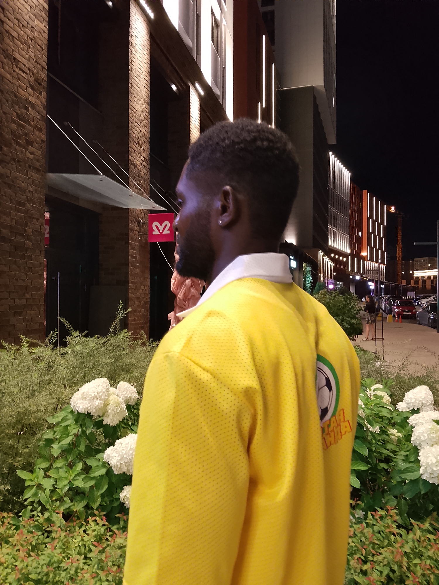 Summer night out around Ufa's city center