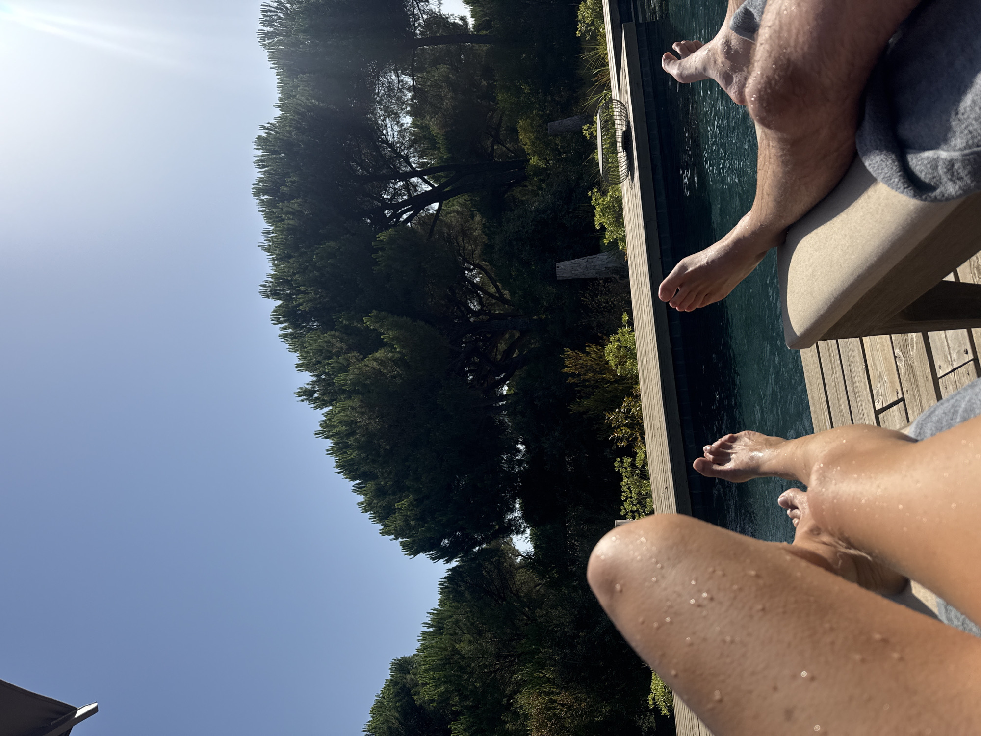 Poolside afternoon at a private villa in Grândola