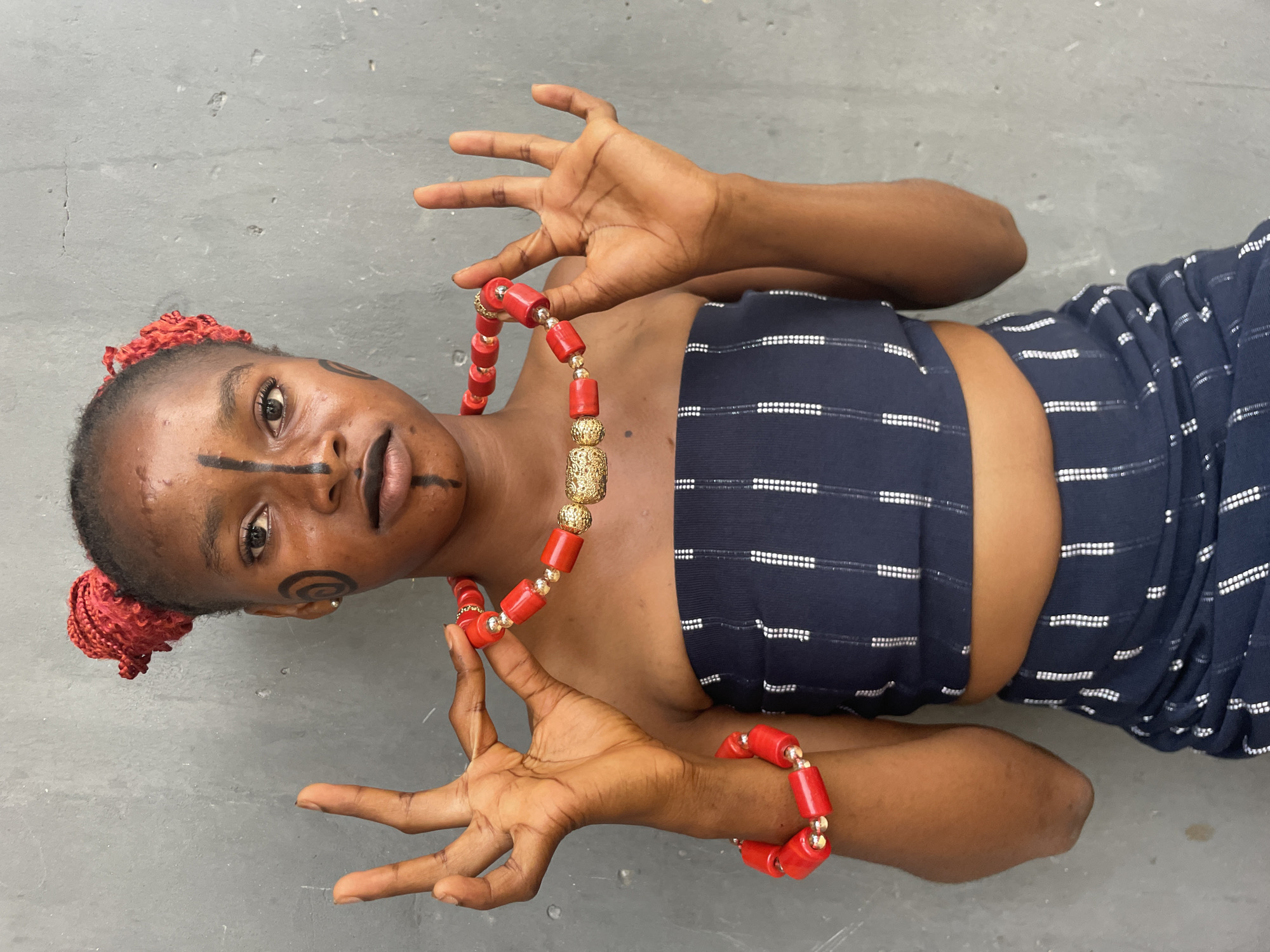 Photo session captures traditional fashion in Badagry studio