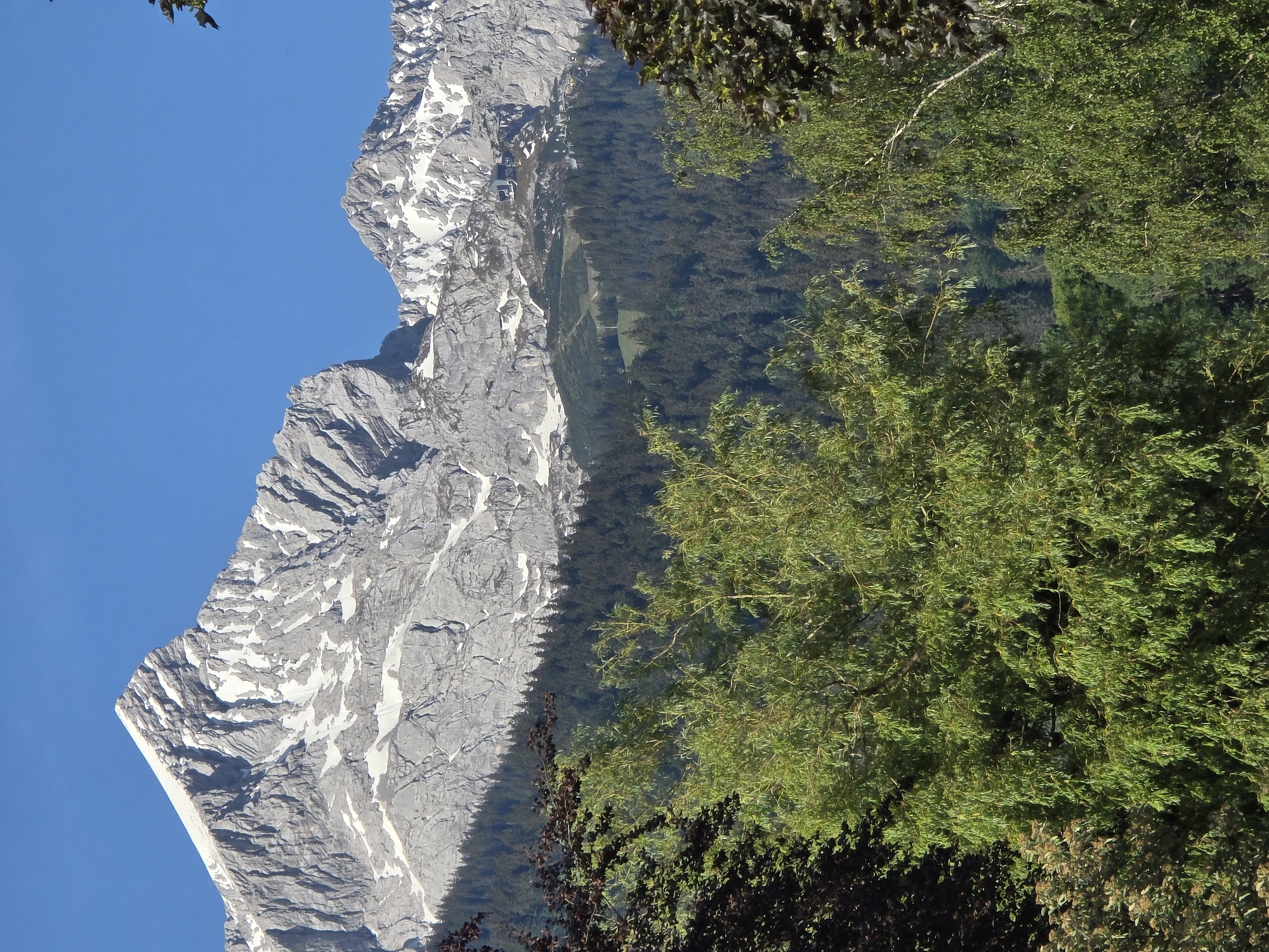 Mountain vista documented near Garmisch-Partenkirchen, Germany