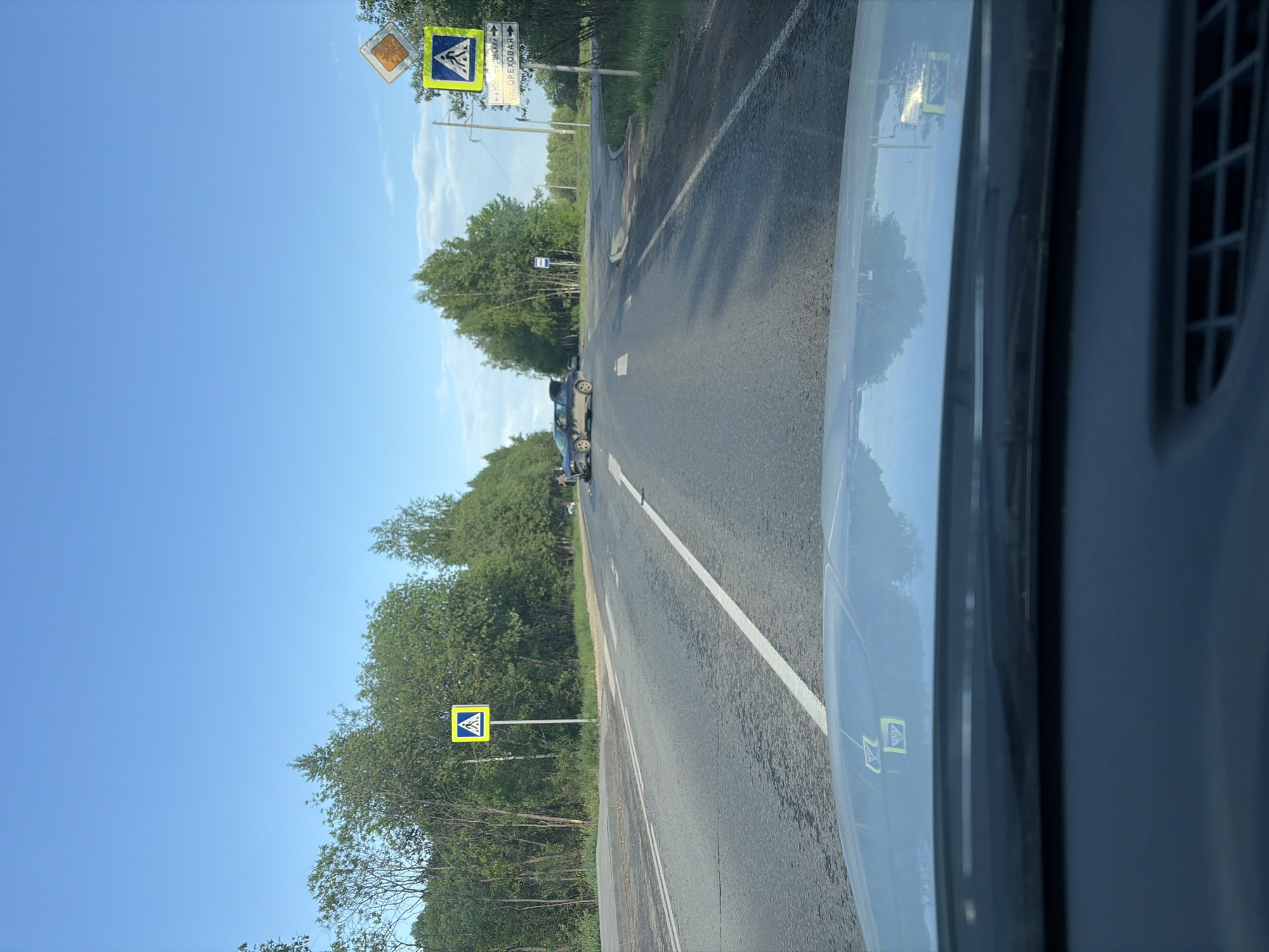 Routine traffic movement captured on Perm streets