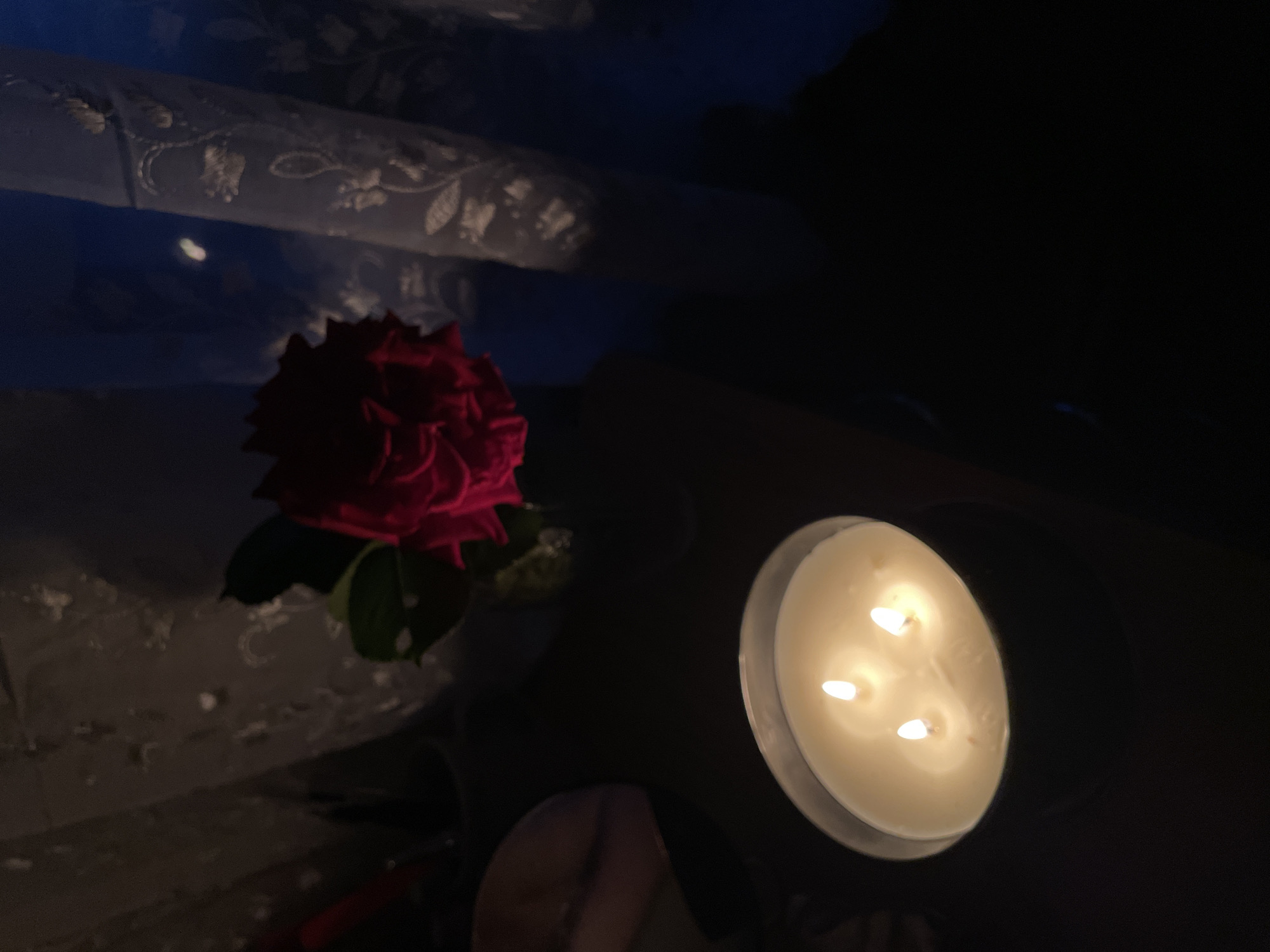 Quiet afternoon documented through rainy Zlatograd streets and candlelit moments