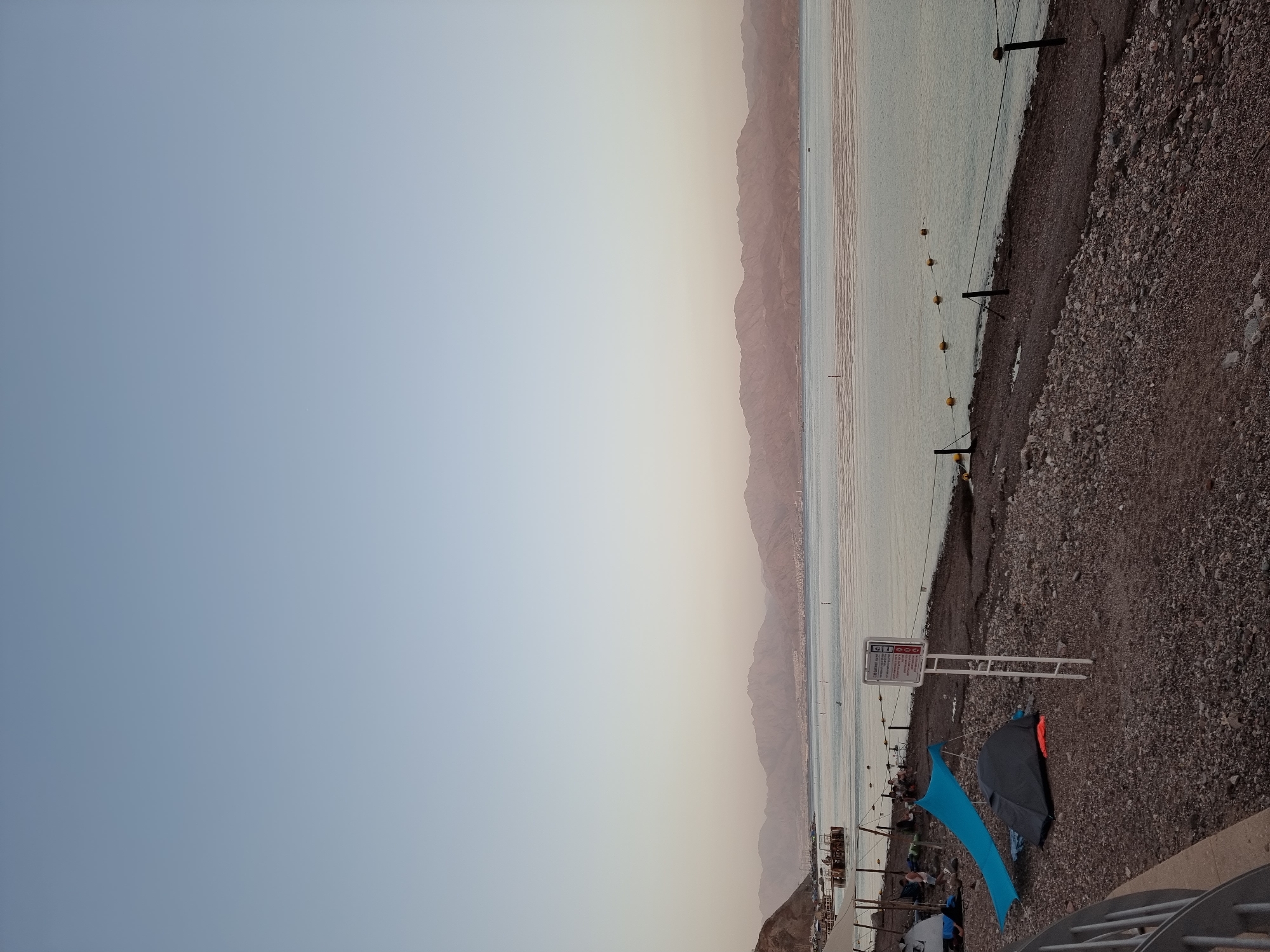 Dead Sea shoreline view documented in Eilat