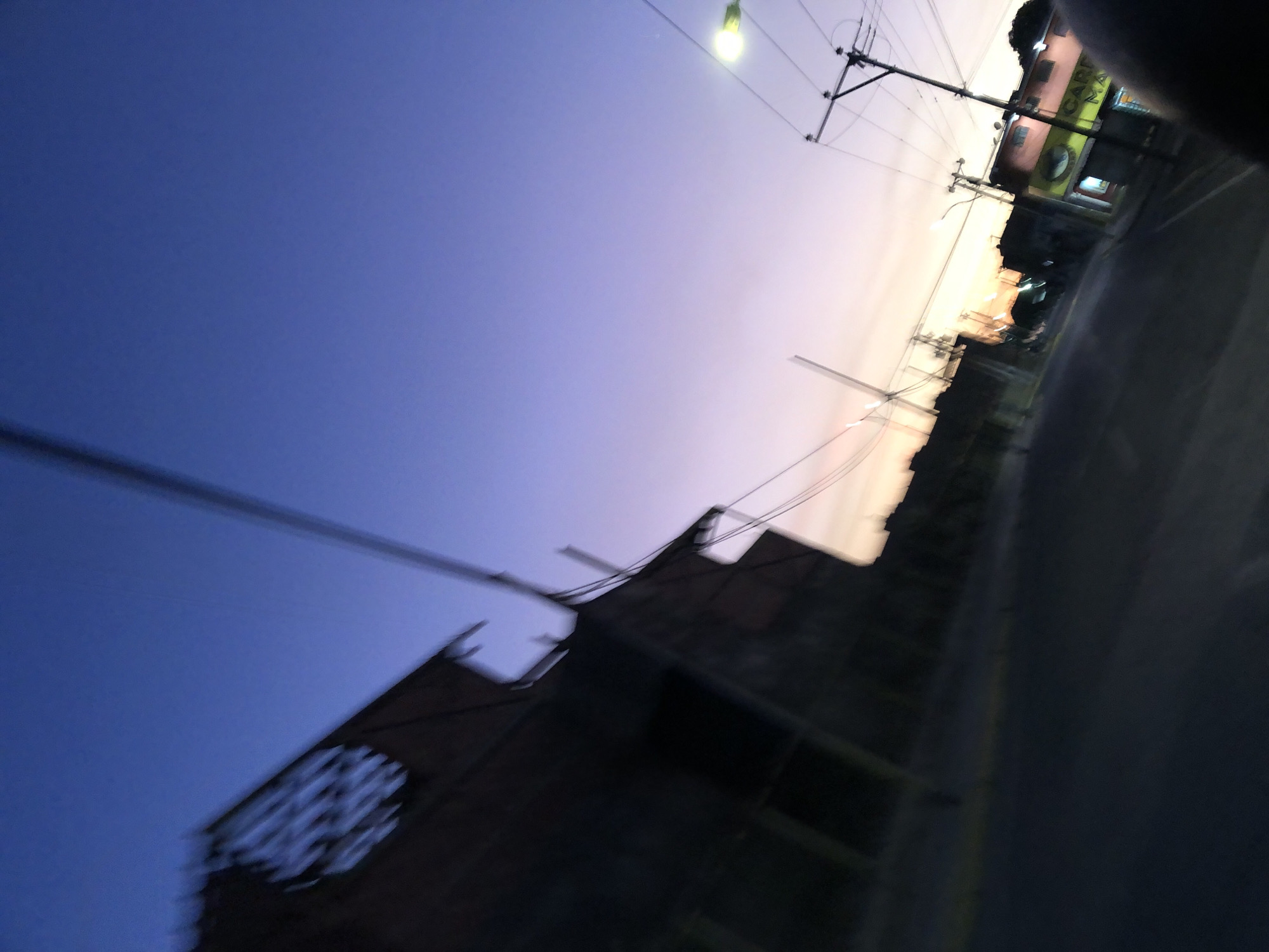 Evening street scenes and personal moments captured in Juan Griego