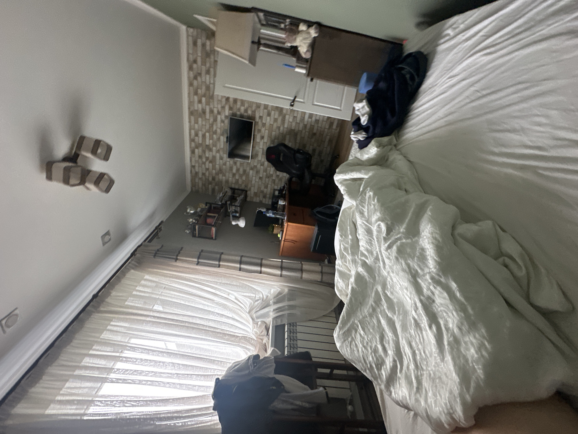 Private bedroom moments and rainy car views documented